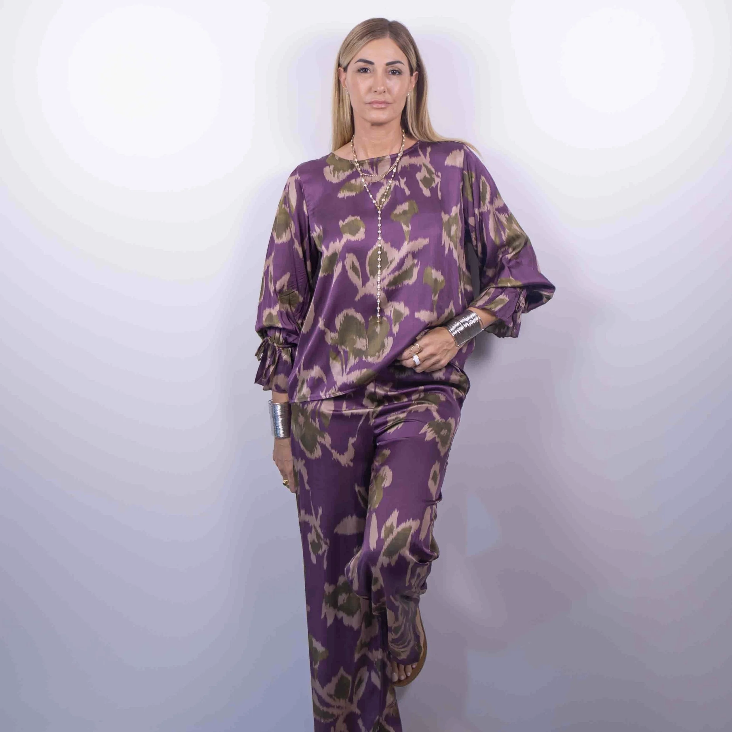 PANTALONE “AMELIE” PRUGNA