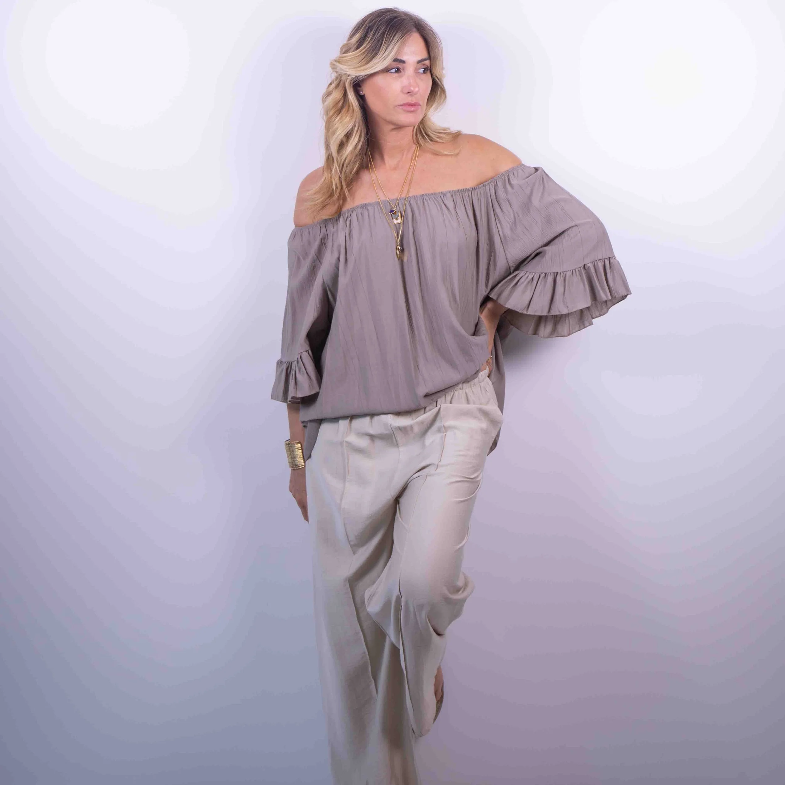 Pantalone Natural Chic | Avorio -10%
