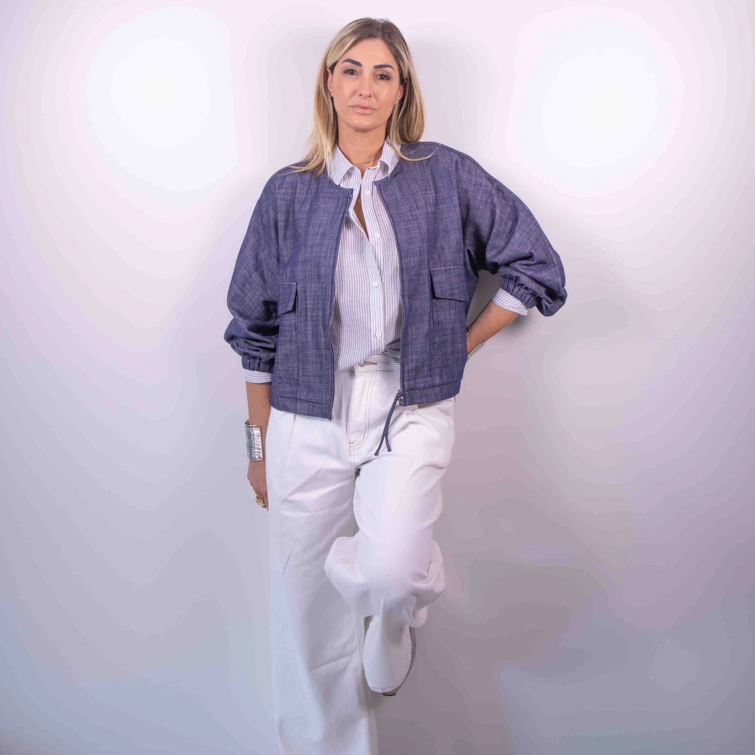 Jeans Palazzo Bianco  Essential -10%