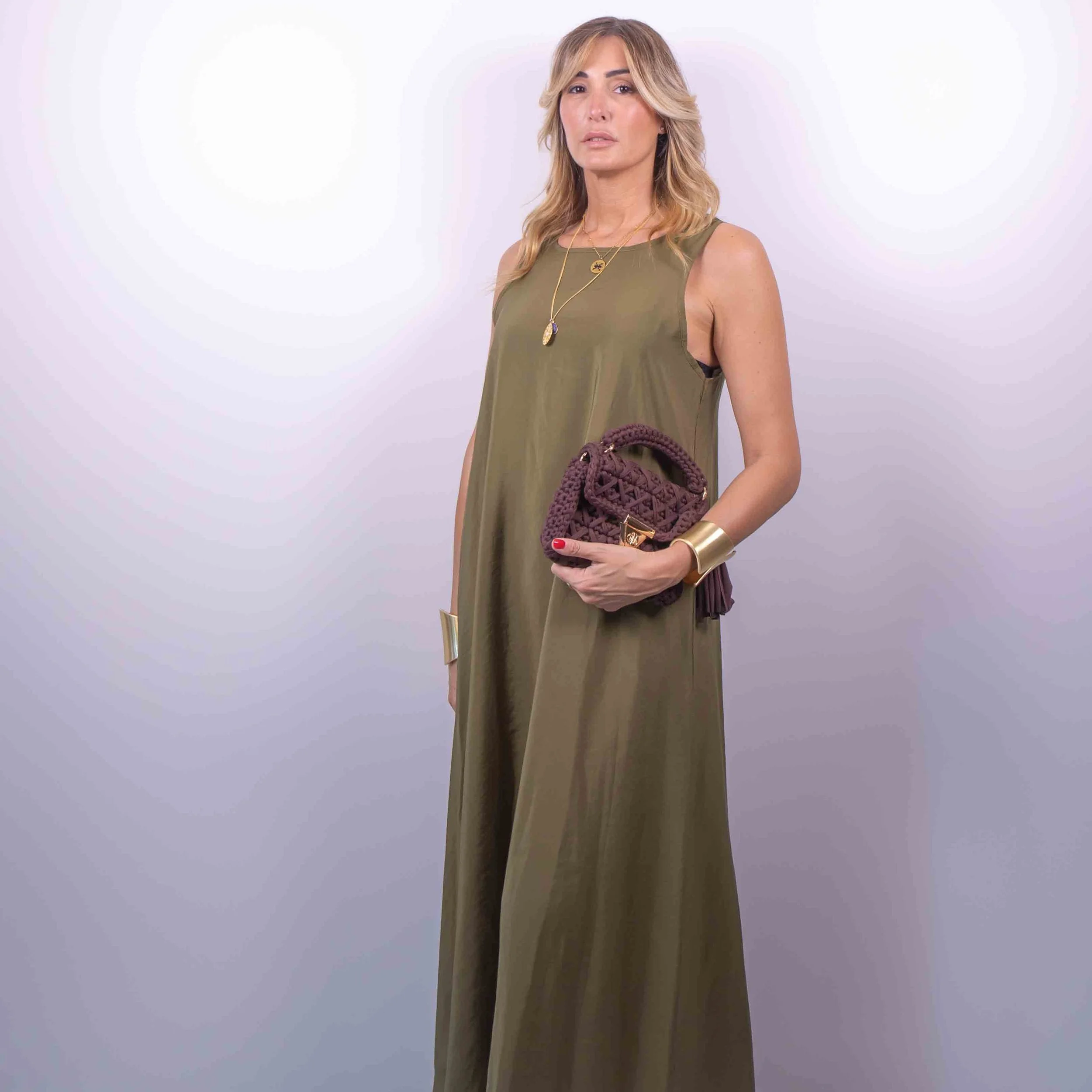 Abito Essential Chic | verde oliva -10%