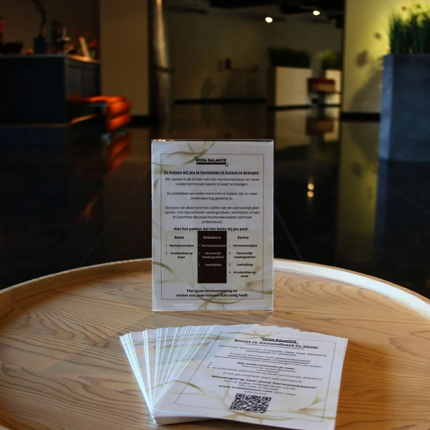 Heb je onze flyers al gezien in de kliniek? ✨
Vanaf nu kun je hier terecht voor professionele hormoonmetingen.
Plan een gratis online intake via de website en ontdek wat wij voor jou kunnen betekenen!🌿