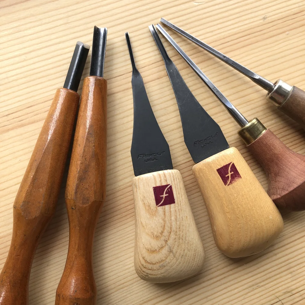 Woodcut tools 