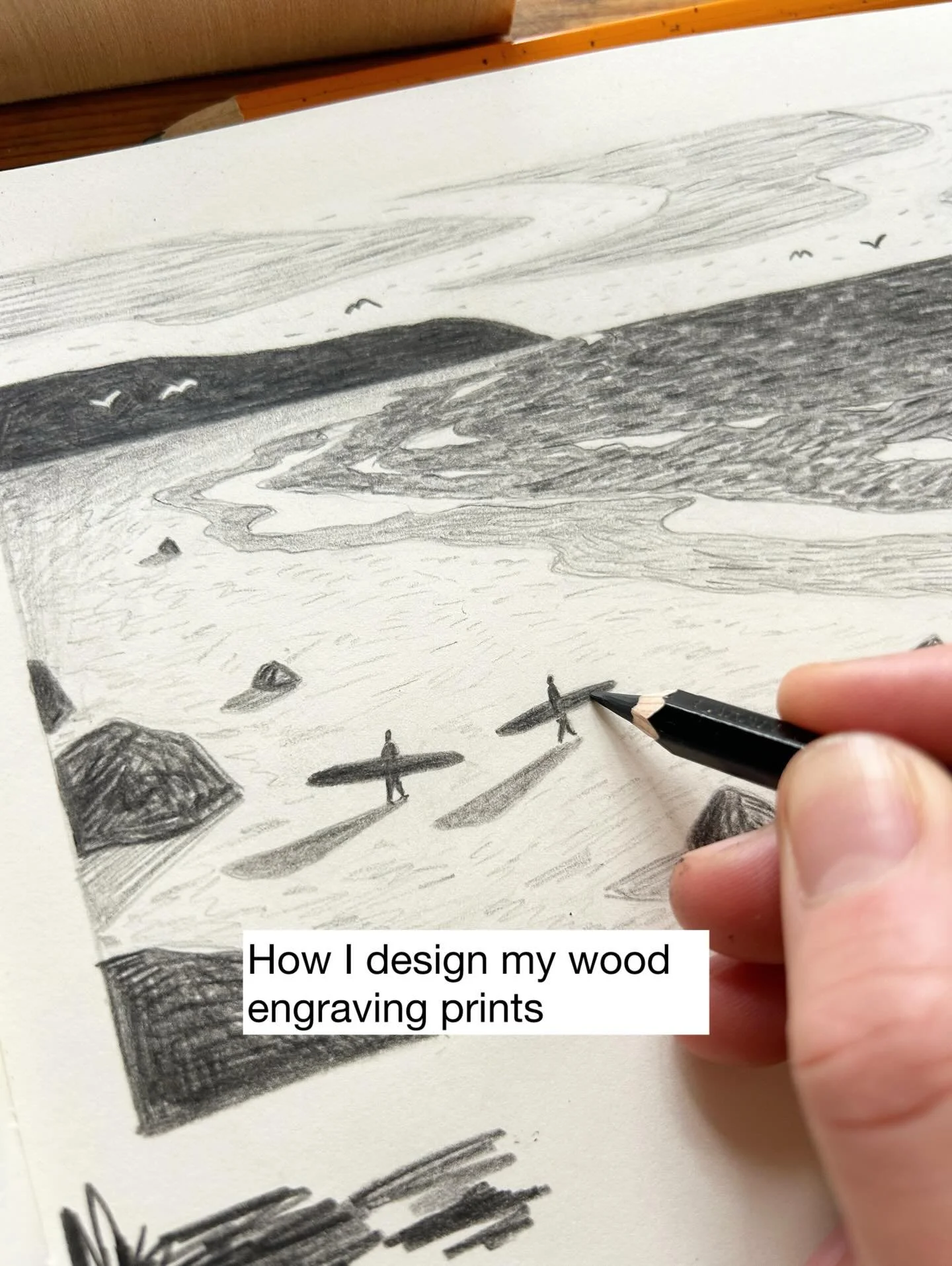 Lots of new work on the go 👀

#printmaking #sketchbook #sketchbooktour #landscapesketch #artprocess