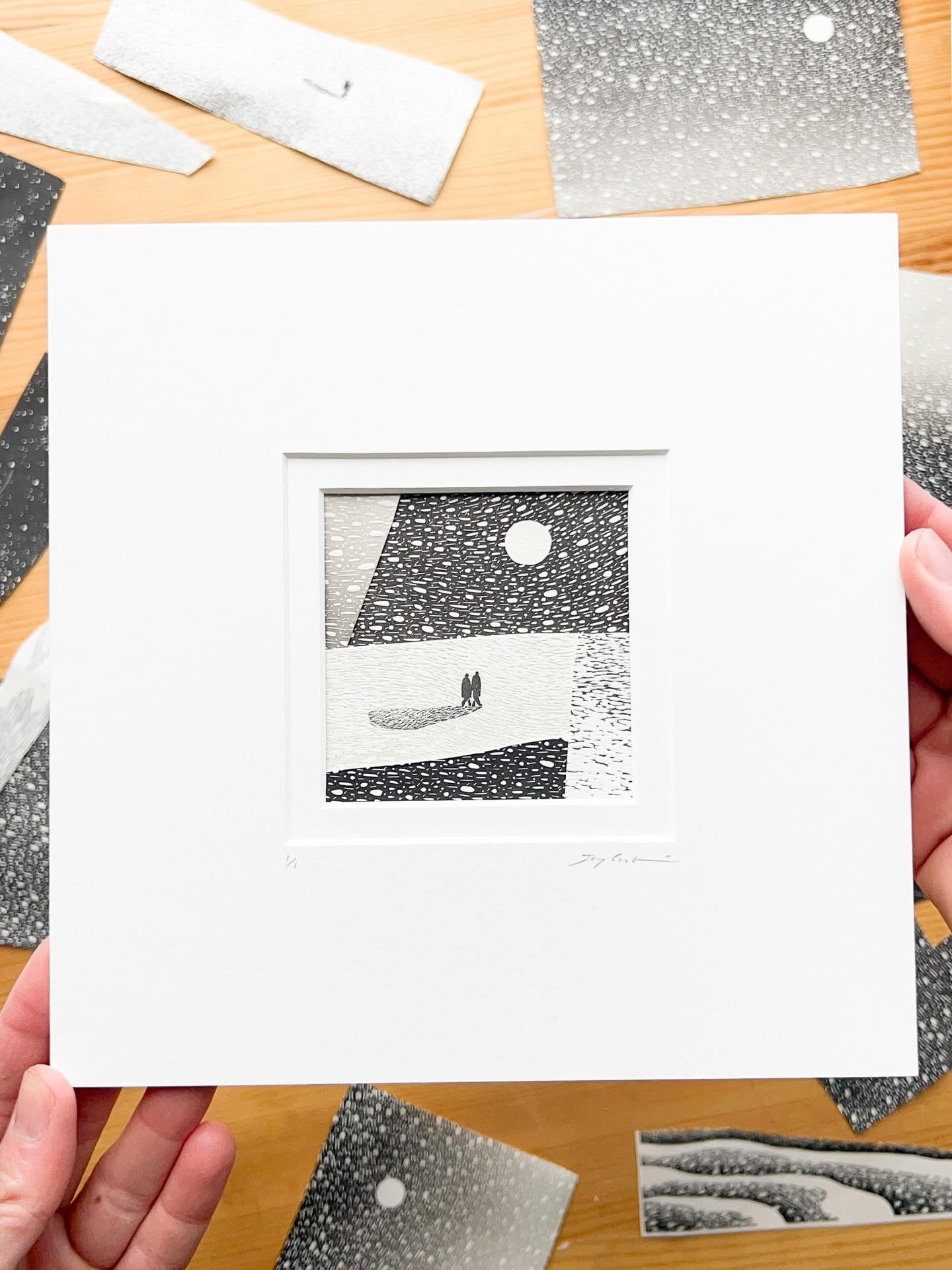 I&rsquo;m releasing new work next Saturday! 

If you&rsquo;re a newsletter subscriber you&rsquo;ll already know this, but I have 3 new wood engraving prints and a small series of collages to release.

&bull; Saturday April 18th
&bull; 6pm UK time - e