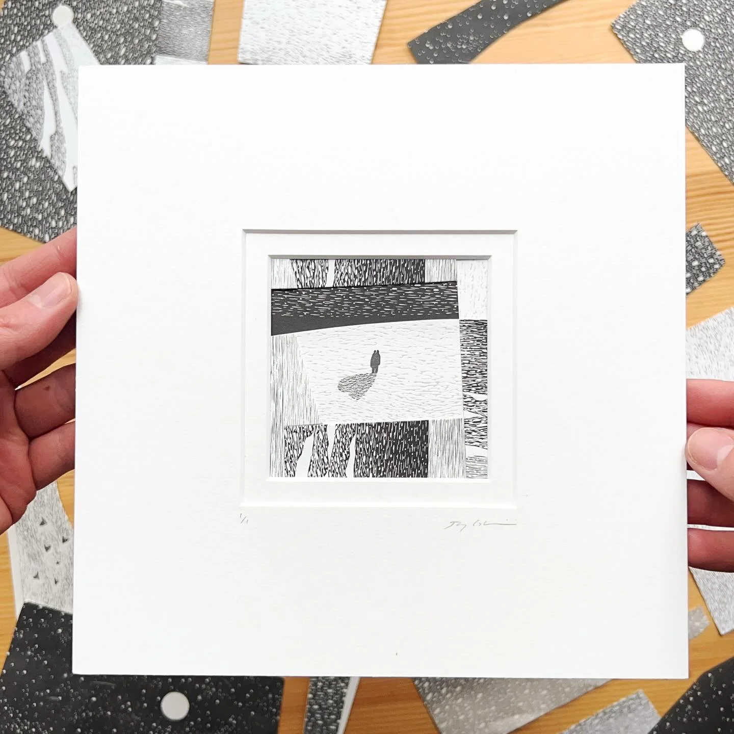 A little preview of the new work I&rsquo;m releasing tonight! I&rsquo;m excited to share 3 new wood engraving prints and a series of 20 collages with you. 

I&rsquo;ve uploaded pictures of each piece along with their prices and sizes on the preview p