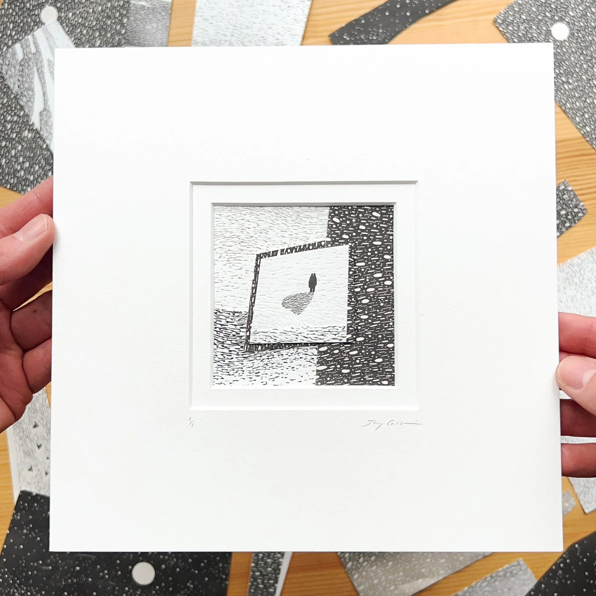 Collage 8, 8x8 inch mount, £80