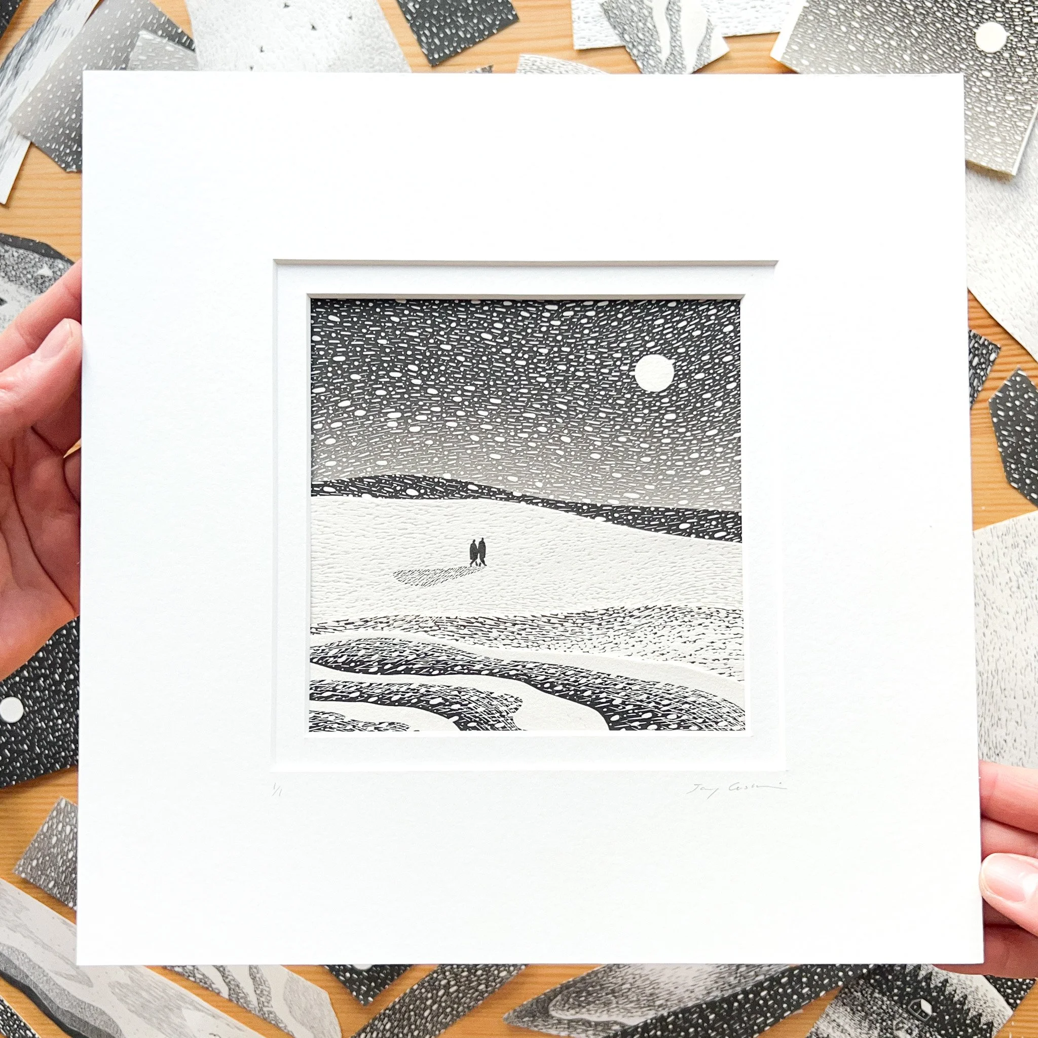 Untitled, Original print collage, 2025