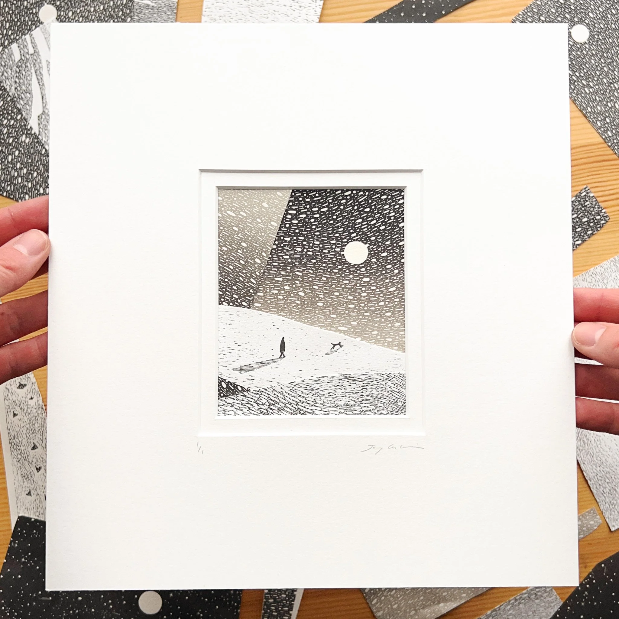 Collage 16, 10.25x9.5 inch mount, £95