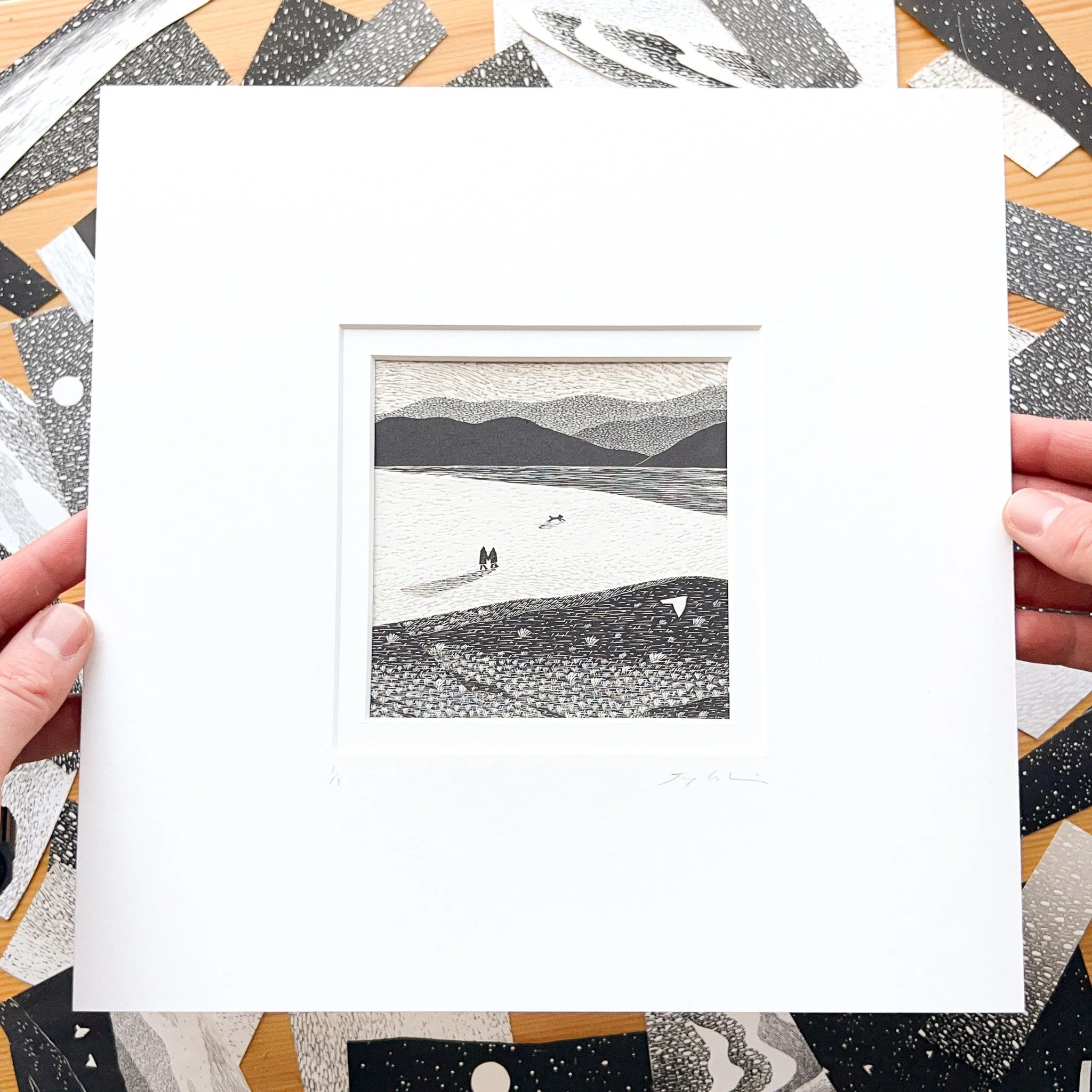 Collage 40 - 10x10 inch mount, 4x4 inch image, £110