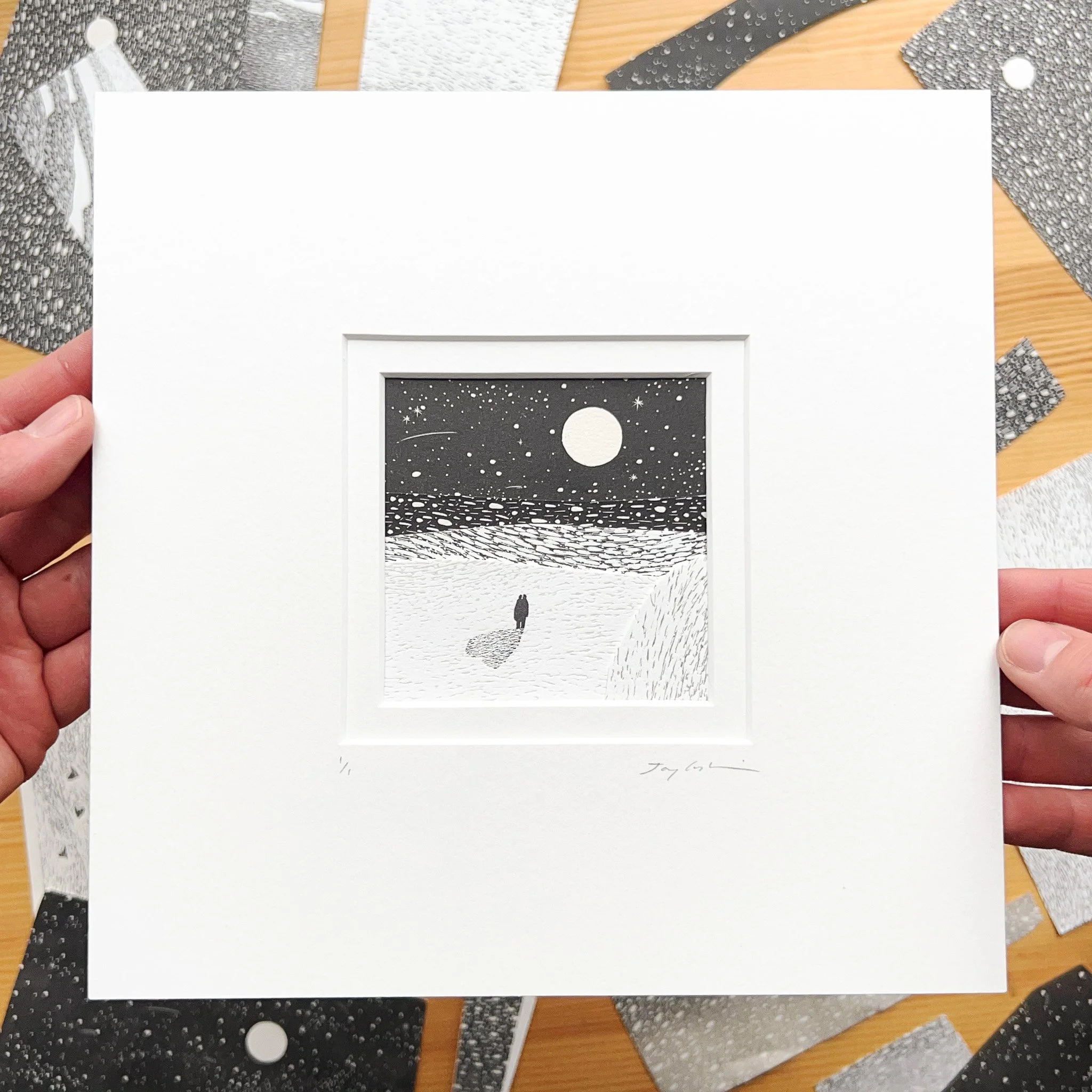 Collage 4, 8x8 inch mount, £80