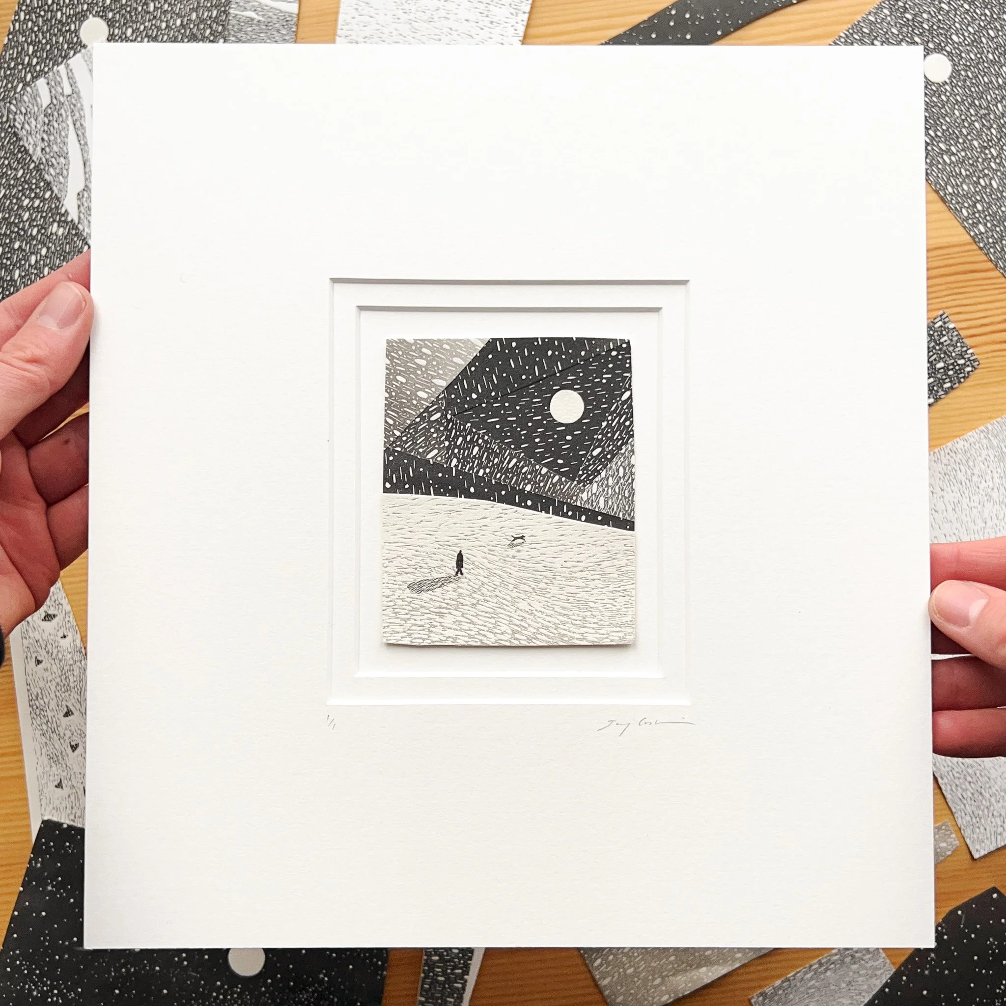 Collage 13, 10.25x9.5 inch mount, £95