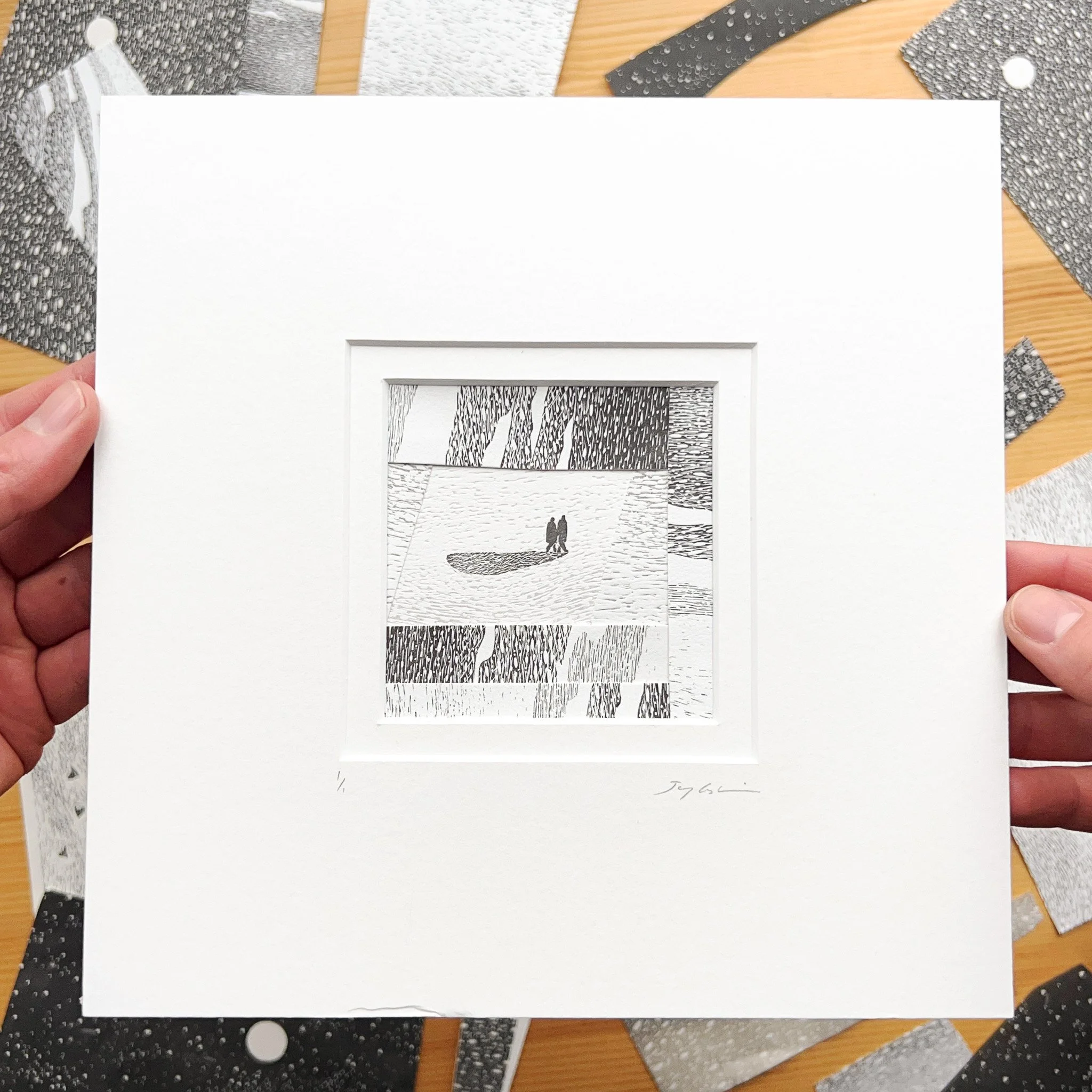 Collage 2, 8x8 inch mount, £80