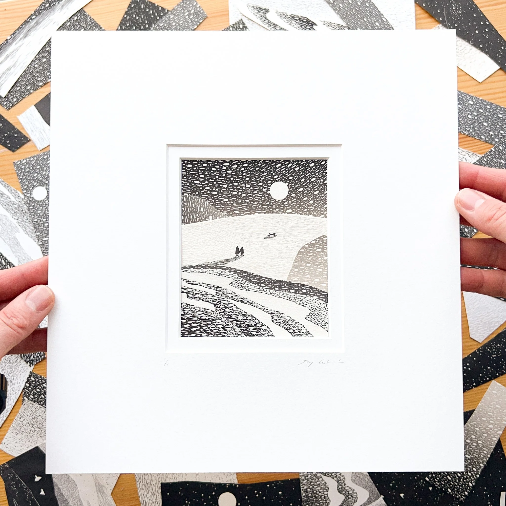 Collage 24 - 9.5x10 inch mount, 3.5x4 inch image (roughly), £100