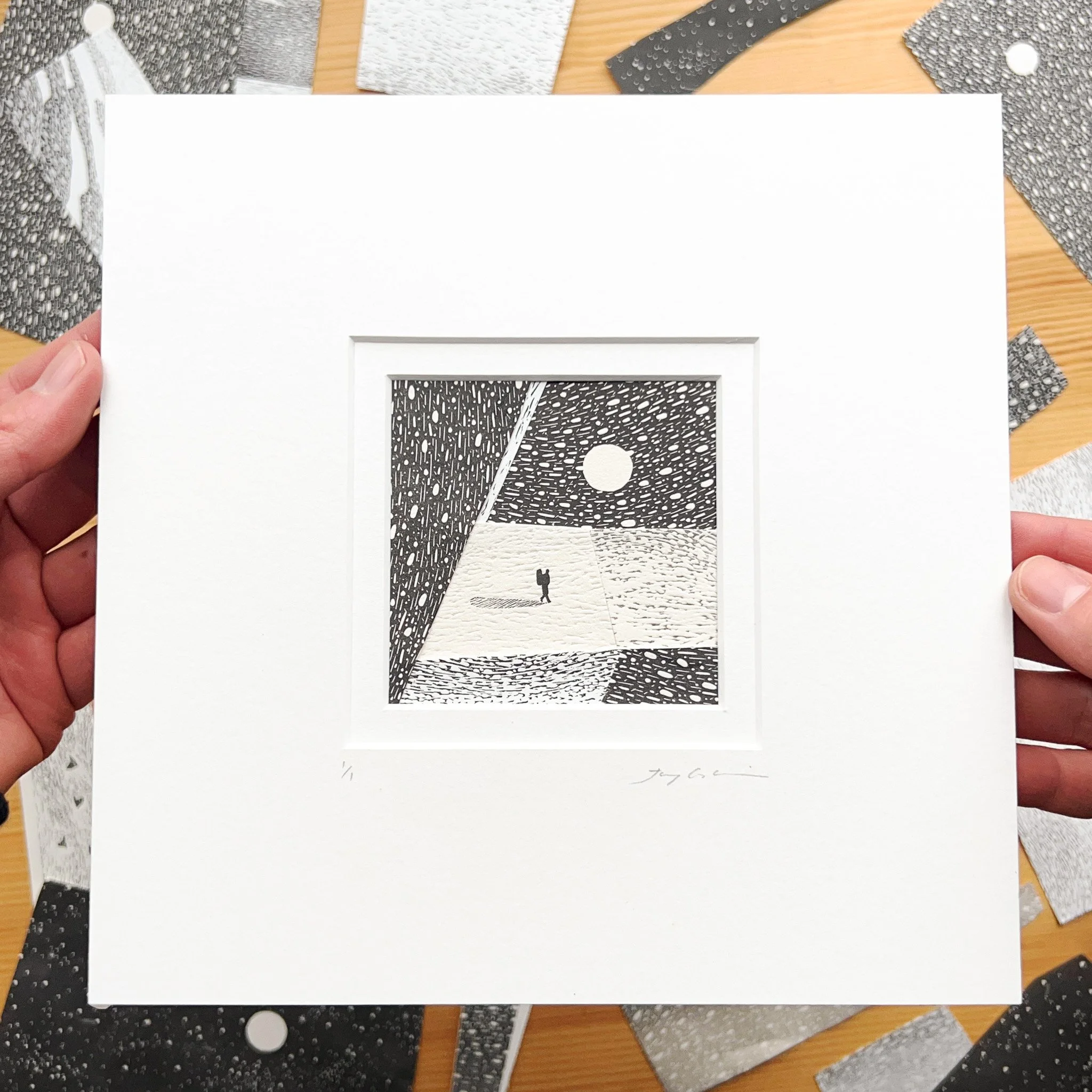 Collage 6, 8x8 inch mount, £80