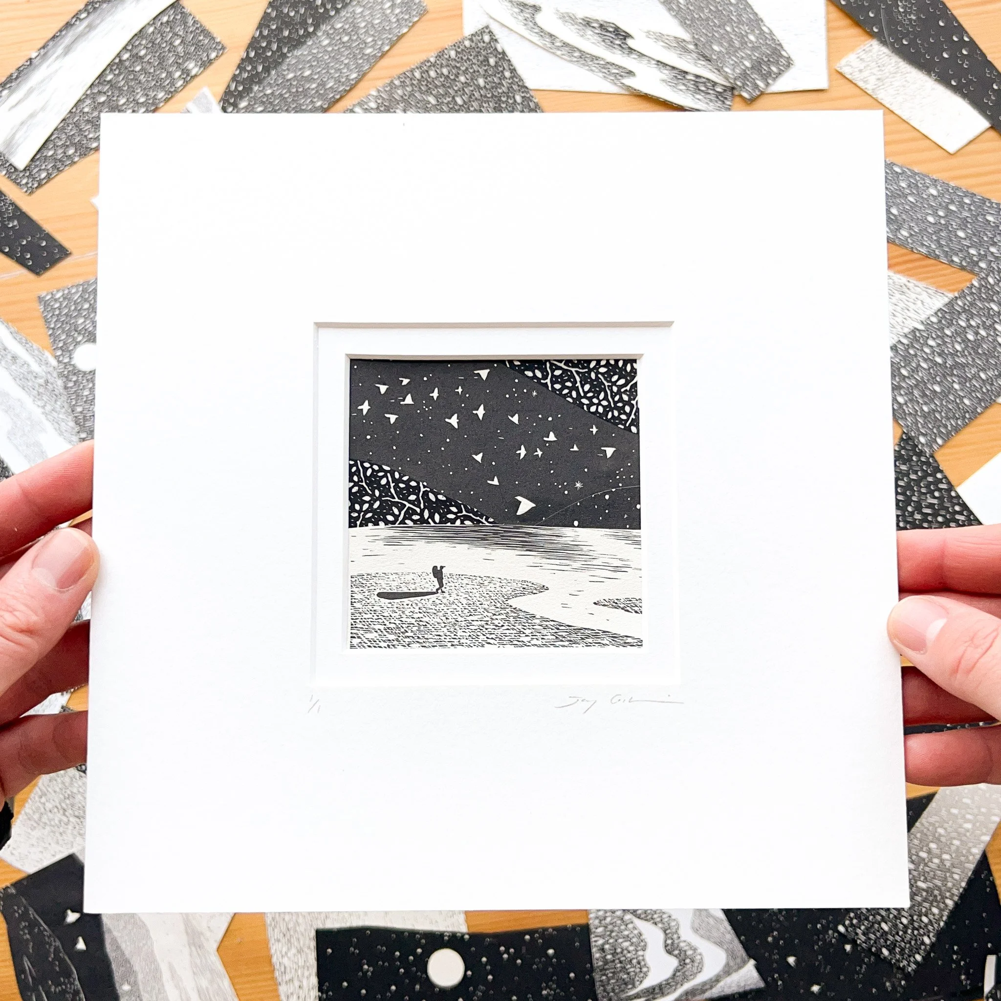 Collage 3 - 8x8 inch mount, 3x3 inch image, £85