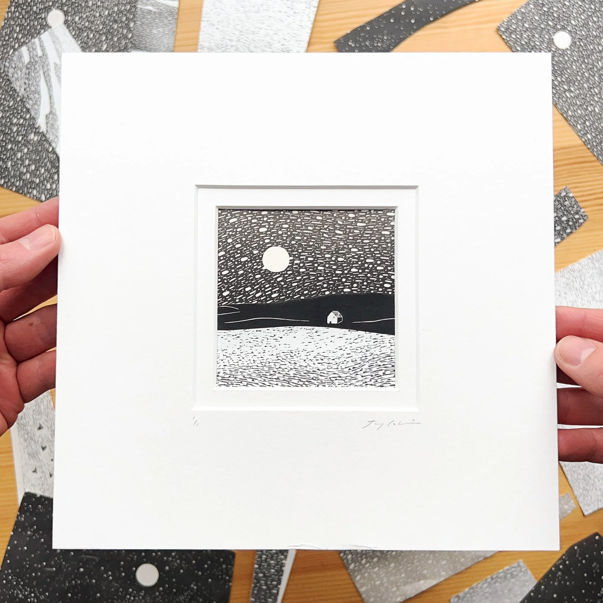 Collage 5, 8x8 inch mount, £80