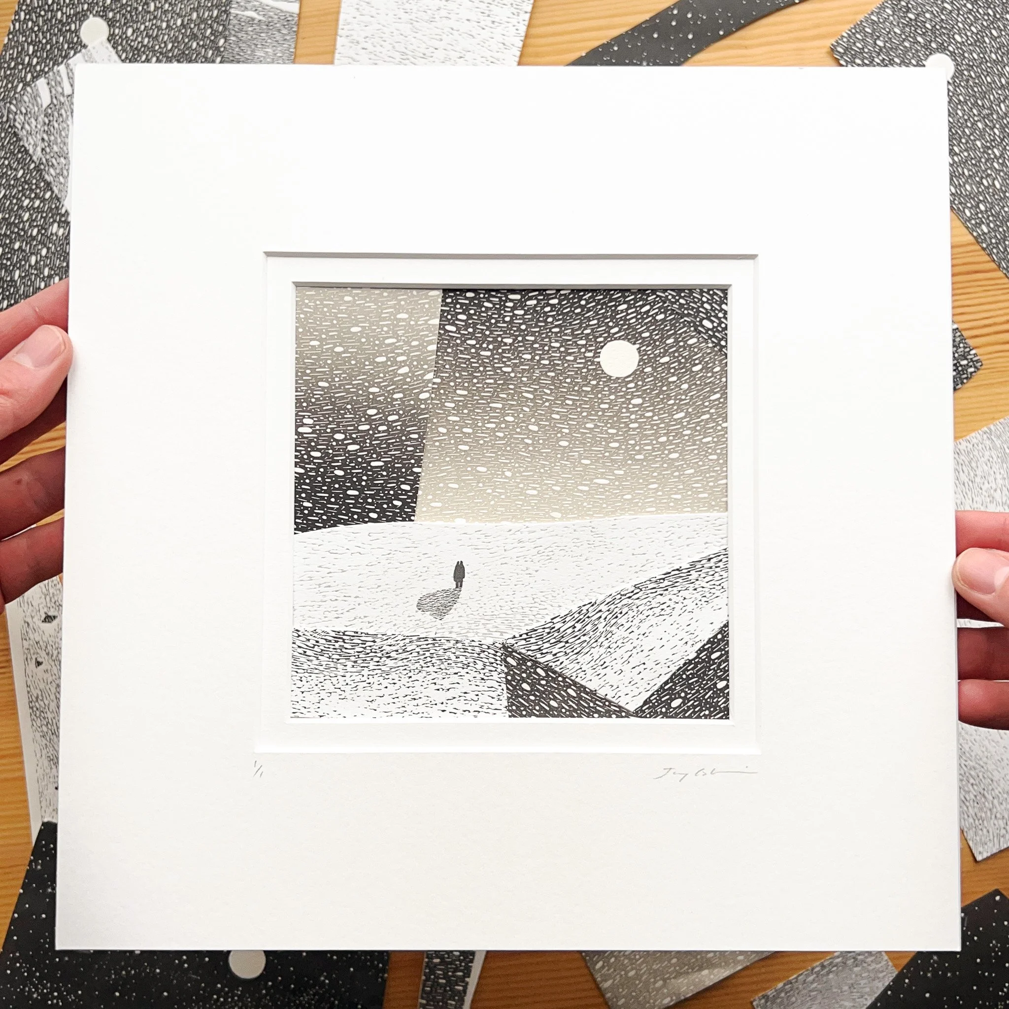 Collage 18, 10 x 10 inch mount, £115