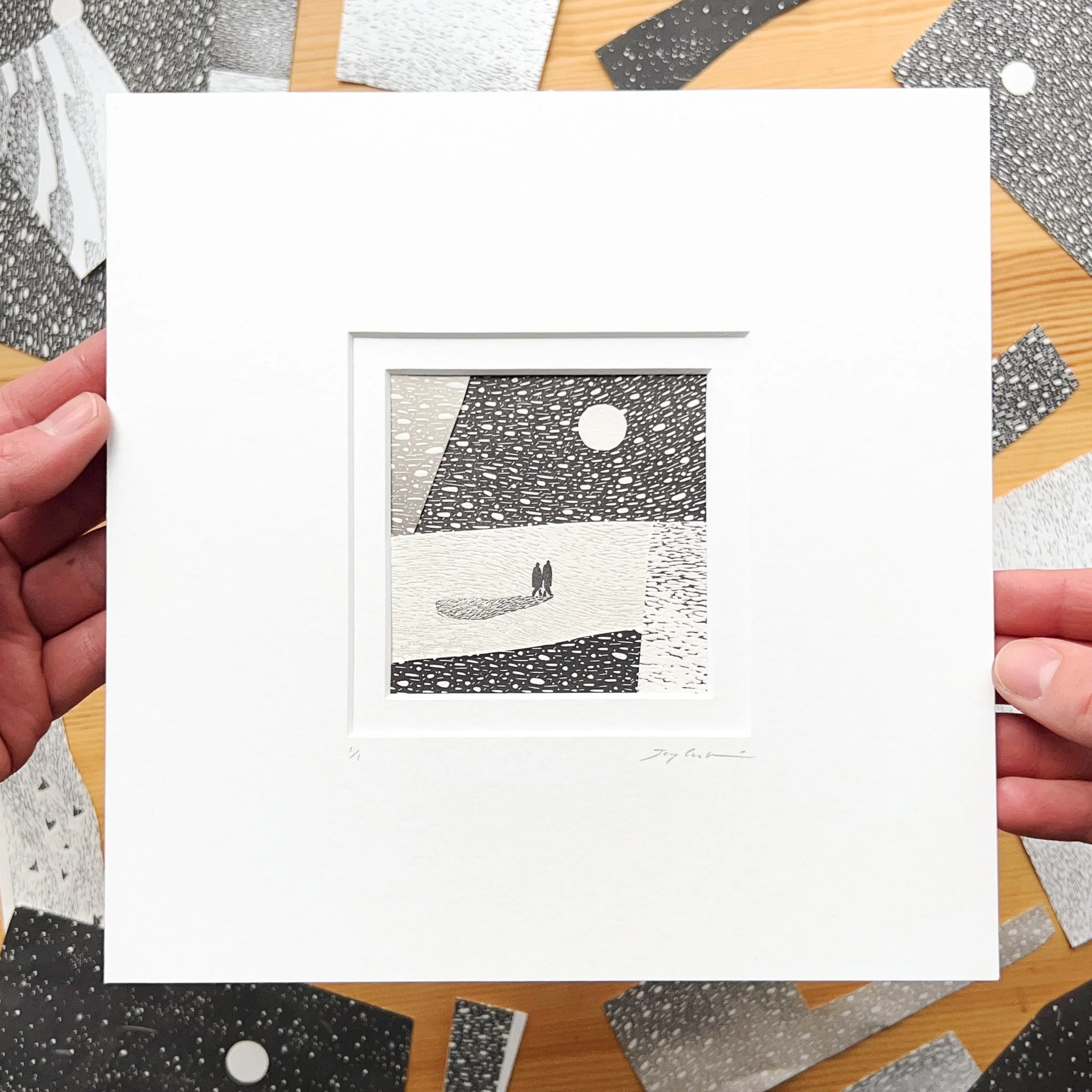 Collage 1, 8x8 inch mount, £80