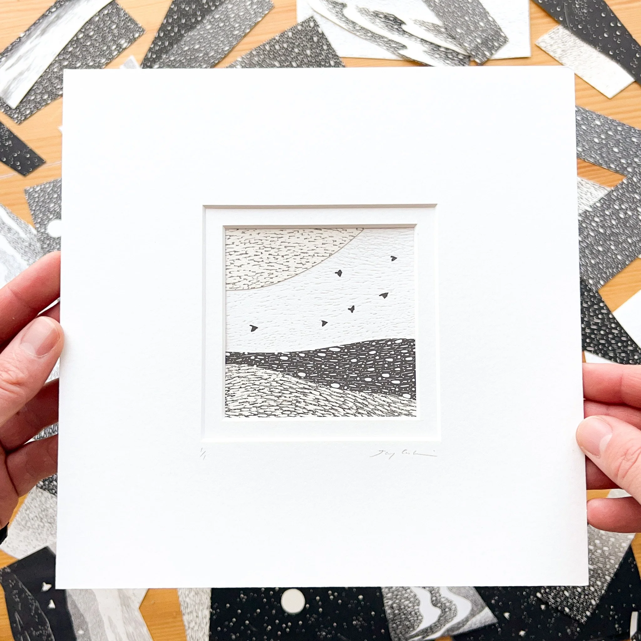 Collage 15 - 8x8 inch mount, 3x3 inch image, £85