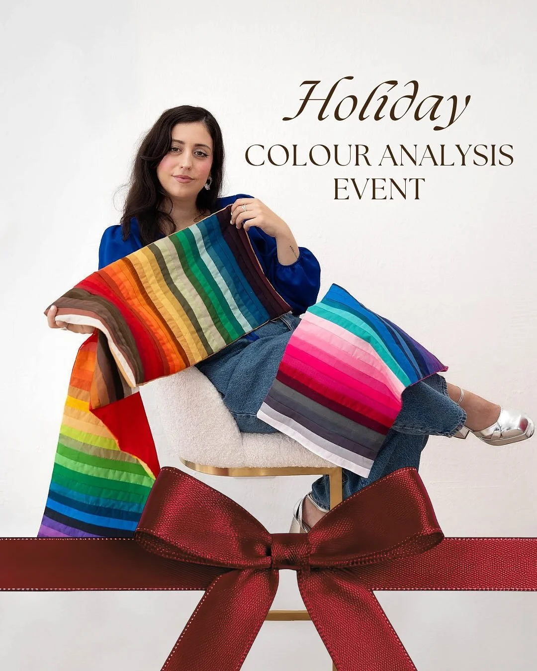 Im hosting my first ever colour analysis event at the studio 🎉🥂. This time&hellip; holiday edition. 

If you&rsquo;ve wanted to have a colour analysis done for ages now&rsquo;s the time. I am offering a lush holiday package for you to find your bes