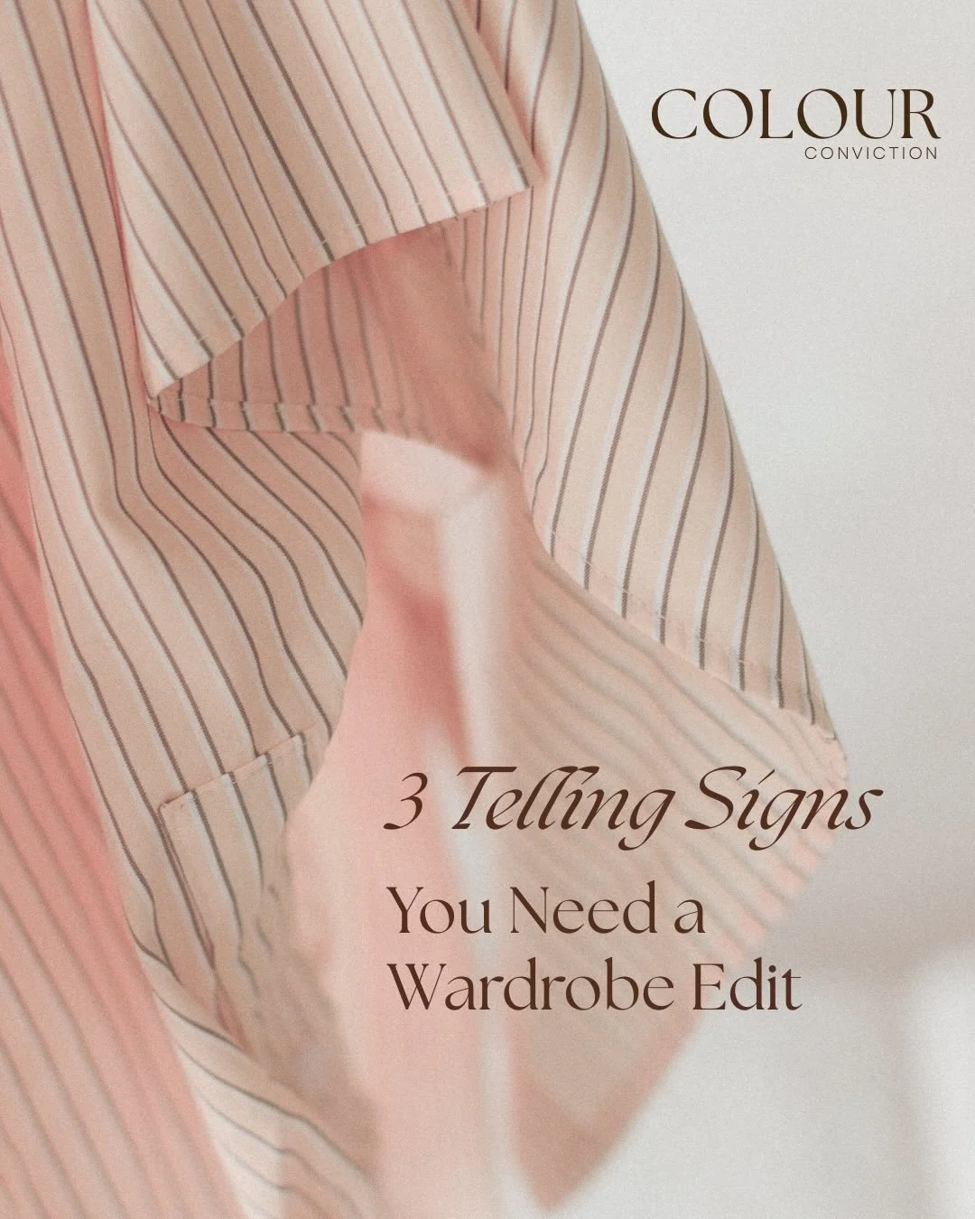 When was the last time you edited your wardrobe?

If any of these resonated with you then it might be time to have a little clear out. Getting dressed should be enjoyable and not a chore and if you&rsquo;re feeling bogged down by items that you never