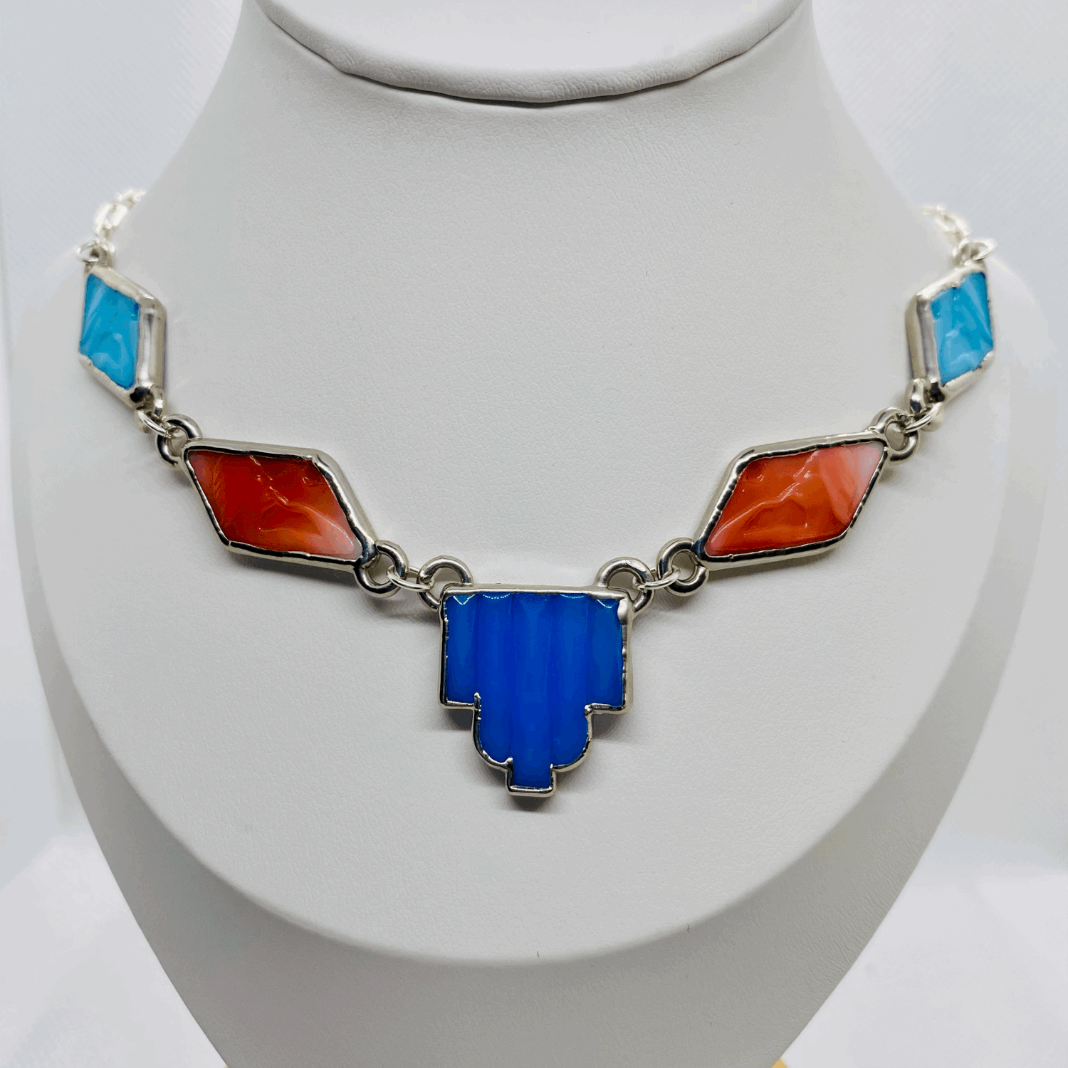 ☆VINTAGE HOLLYWOOD☆ Twinkle Ribbon Drop Necklace ◇VINTAGE