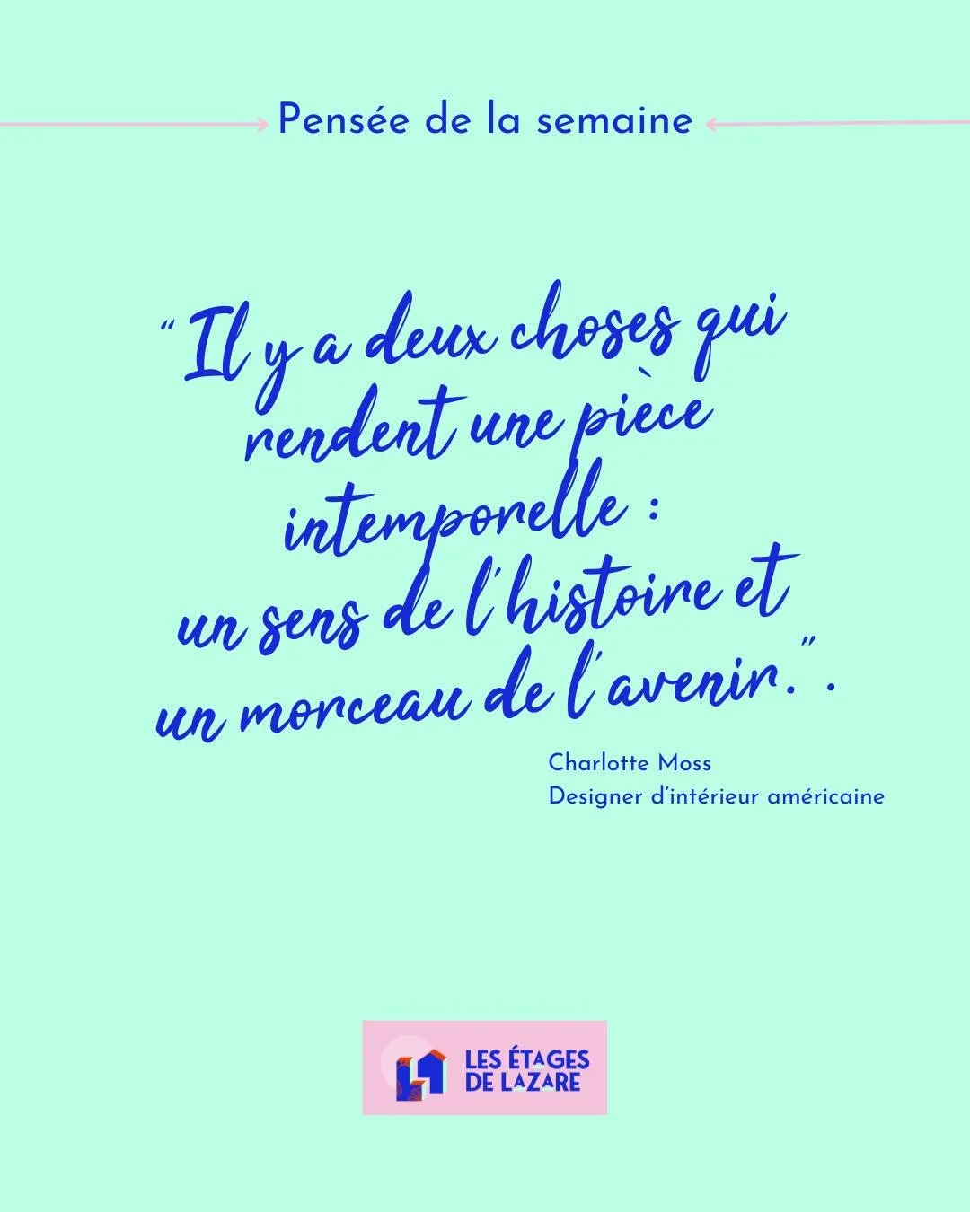 Le secret d'un int&eacute;rieur intemporel ? 🗝️✨

Ce n'est pas seulement une question de tendance, mais d'&eacute;quilibre ! ⚖️

Pour cr&eacute;er une pi&egrave;ce qui traverse le temps, m&eacute;langez :
👉Un sens de l'histoire (des pi&egrave;ces c