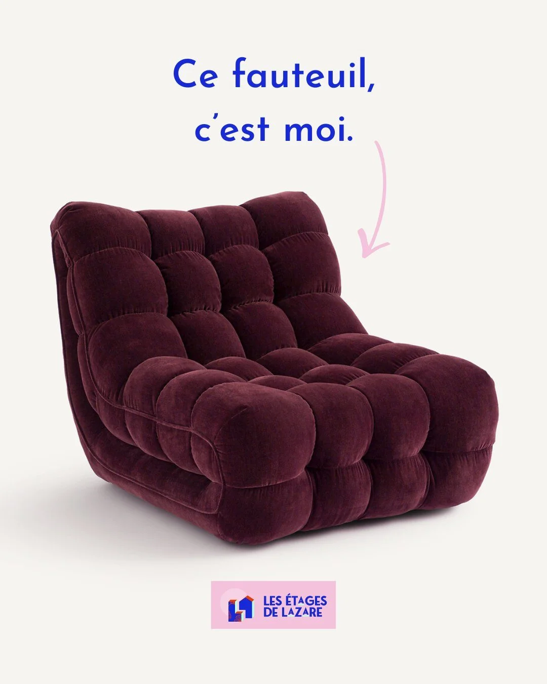 Me revoil&agrave; ! 💫
Sous forme de fiche produit ^^

Qu'en pensez-vous de ce fauteuil ?🛋
Dites-le moi en commentaire !🫶

👉 Fauteuil capitonn&eacute; en velours, JUD - AM.PM R&eacute;f 6324969 / GPU732

 @am.pm @laredoutebusiness @laredoute 

#le
