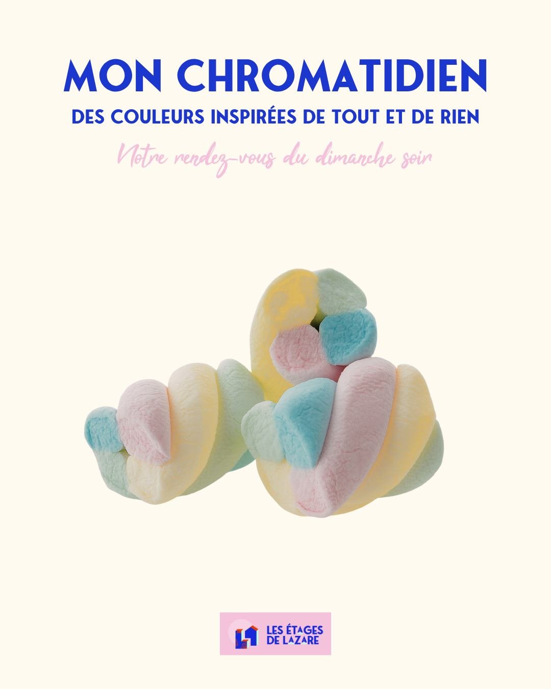 Passer le week-end au salon du bien-&ecirc;tre, avec @emmanuelleleratsophrologue, que j'appelle "mon bonbon", parler douceurs et couleurs,  m'a inspir&eacute; ce Chromatidien du jour. 🍬

Si je me recentre sur ce que d&eacute;gagent ces gui