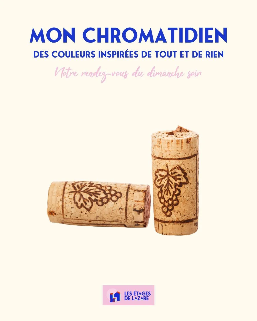 Le li&egrave;ge est une mati&egrave;re incroyable : c'est l'&eacute;quilibre entre le design durable et le confort sensoriel.

Ce dimanche, on s'&eacute;loigne des couleurs peps pour retrouver la terre.
Mon inspiration du jour ? Le bouchon de li&egra