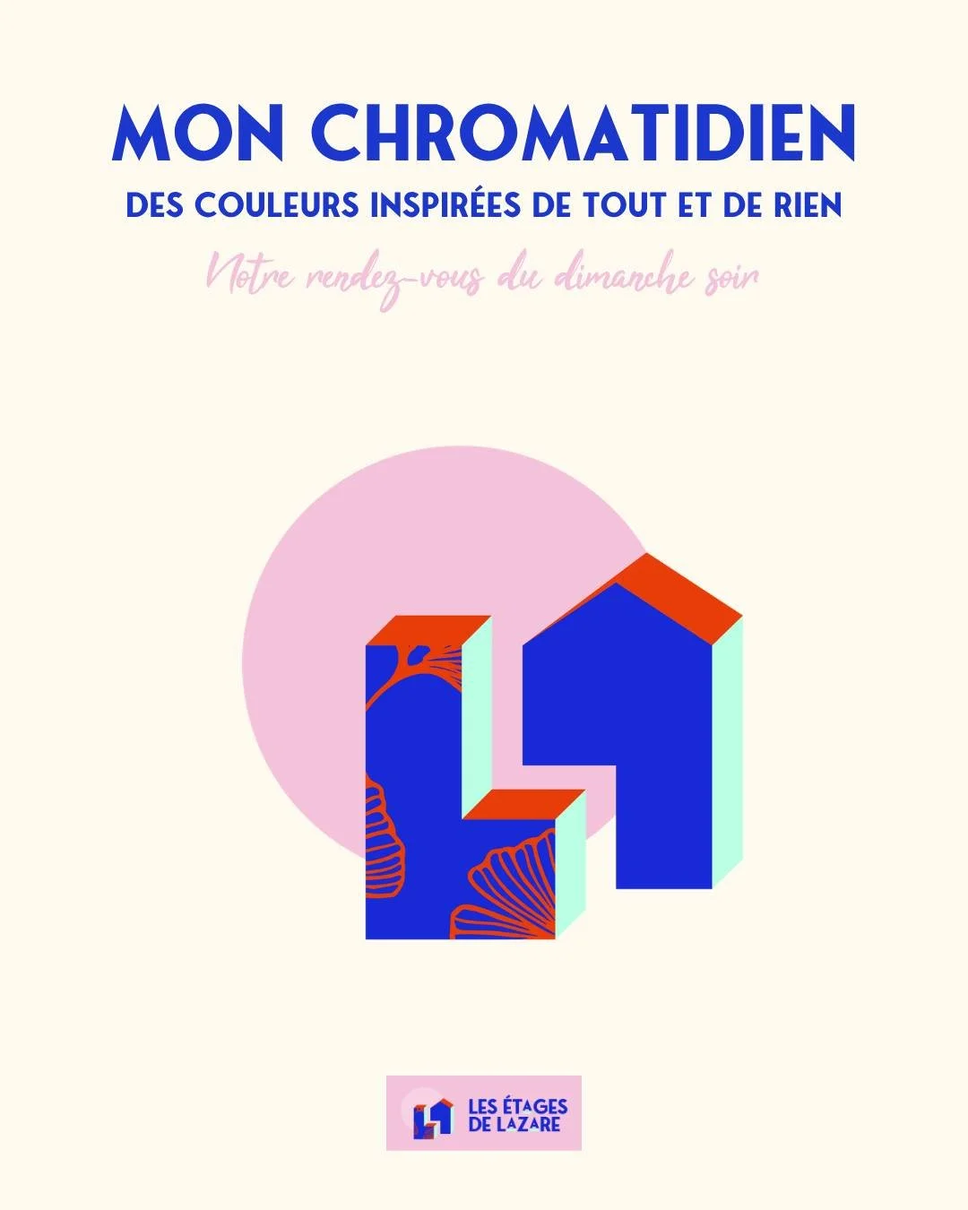 Aujourd'hui, je fais une petite pause dans mes explorations d'objets pour vous parler de l&rsquo;ADN de Les &eacute;tages de Lazare : mon propre logo ! 🎨 Ce n'est pas une simple image.

Le Pouvoir Vibratoire des Couleurs :

Le Bleu &Eacute;lectrique