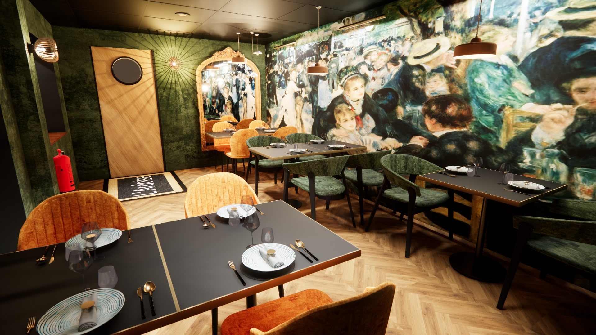 Espace 3 - Maquette photoréaliste