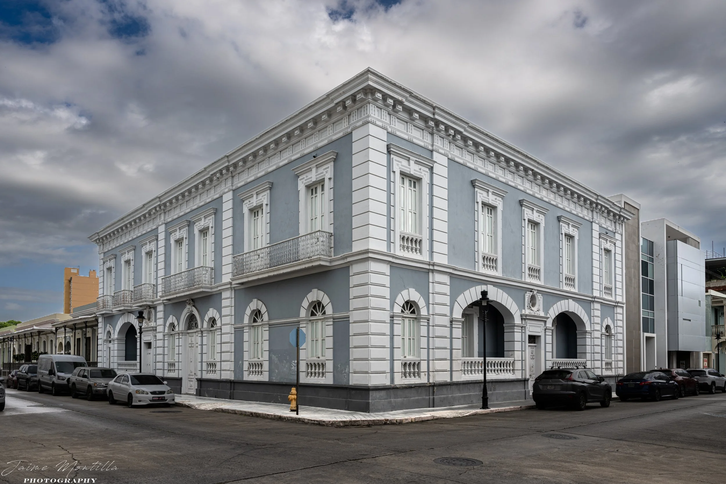 Criminal Court, District Court for the Puerto Rico Court System - Ponce, 1897 design in the Neoclassical style, later served as the Centro Español de Ponce headquarters.