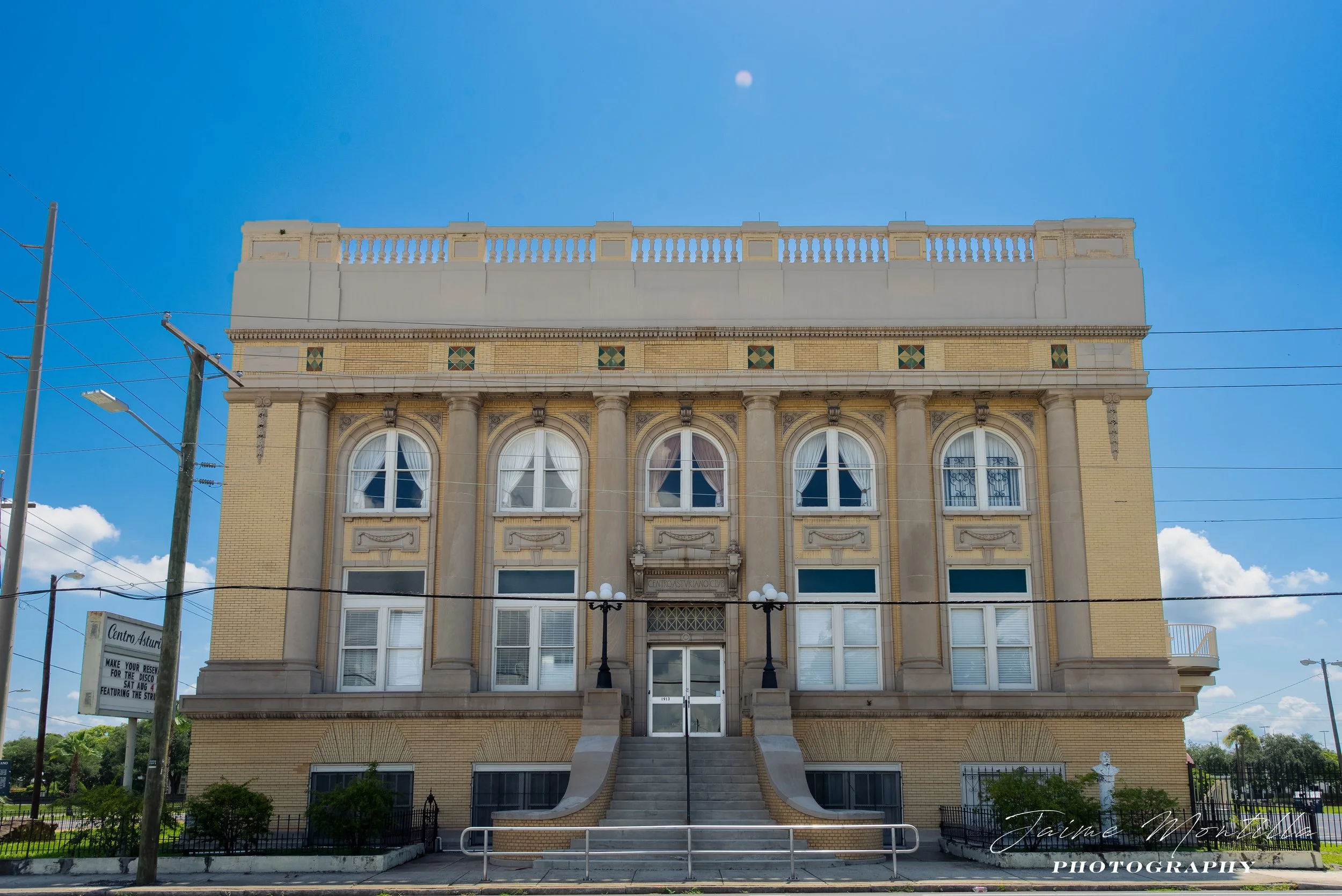 Centro Asturiano social club for immigrants and the descendants of immigrants from Asturias, Spain. 1914, design by M. Leo Elliott