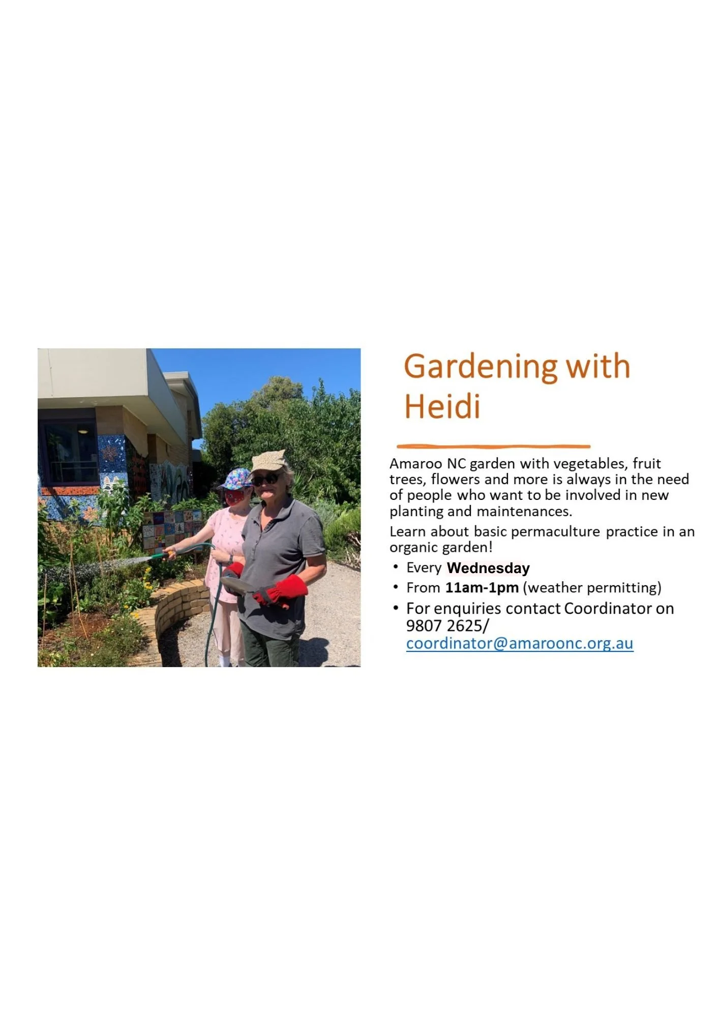 Gardening with Heidi