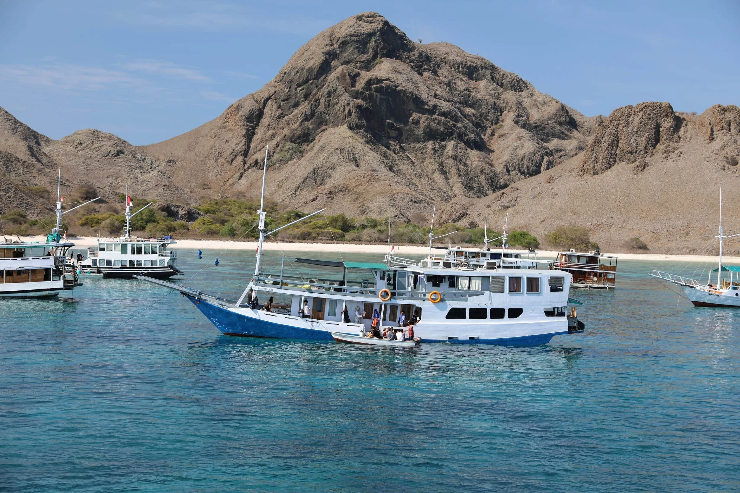 pink beach padar island komodo islands