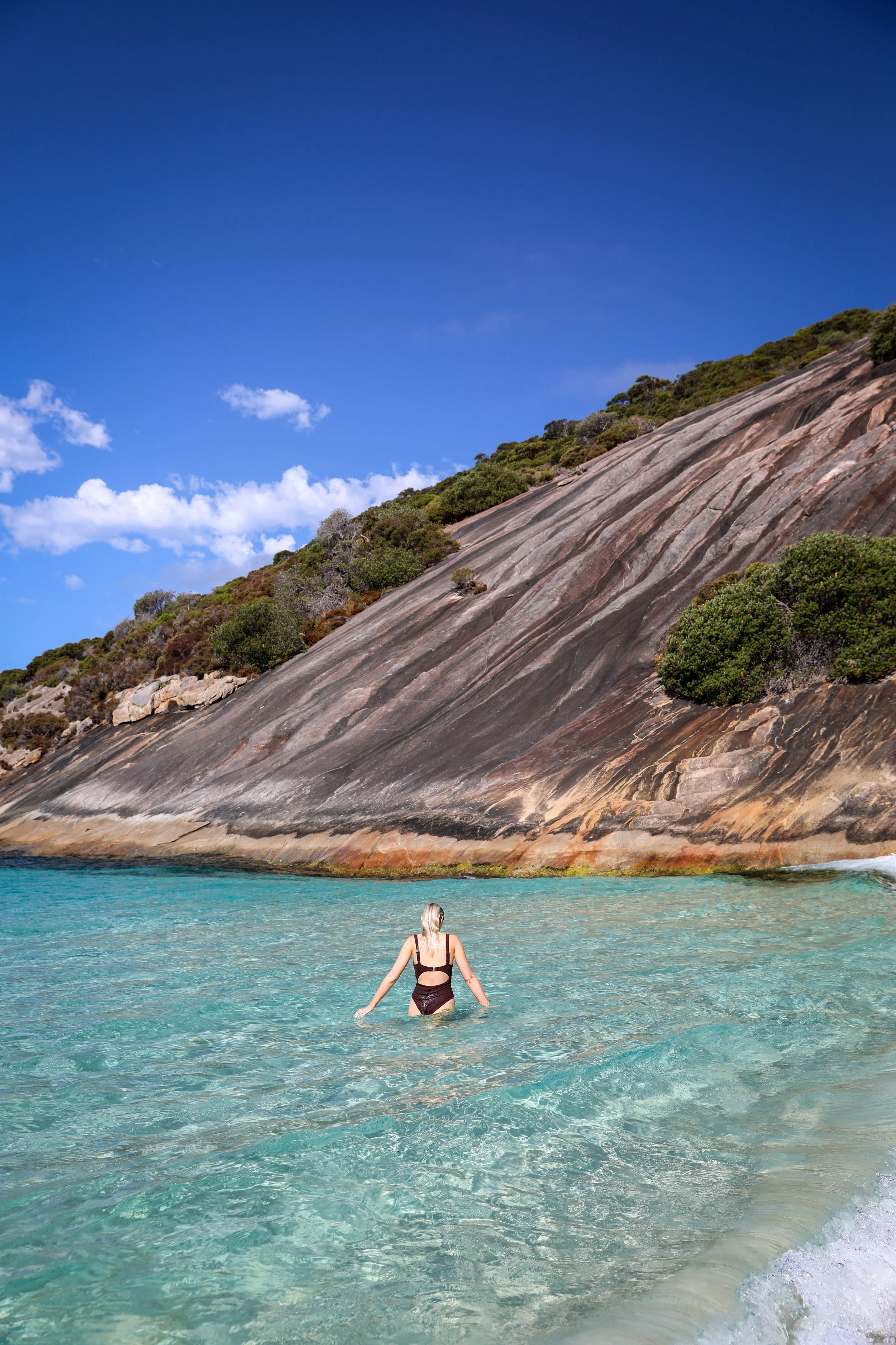 Misery beach albany woman swimming.jpg