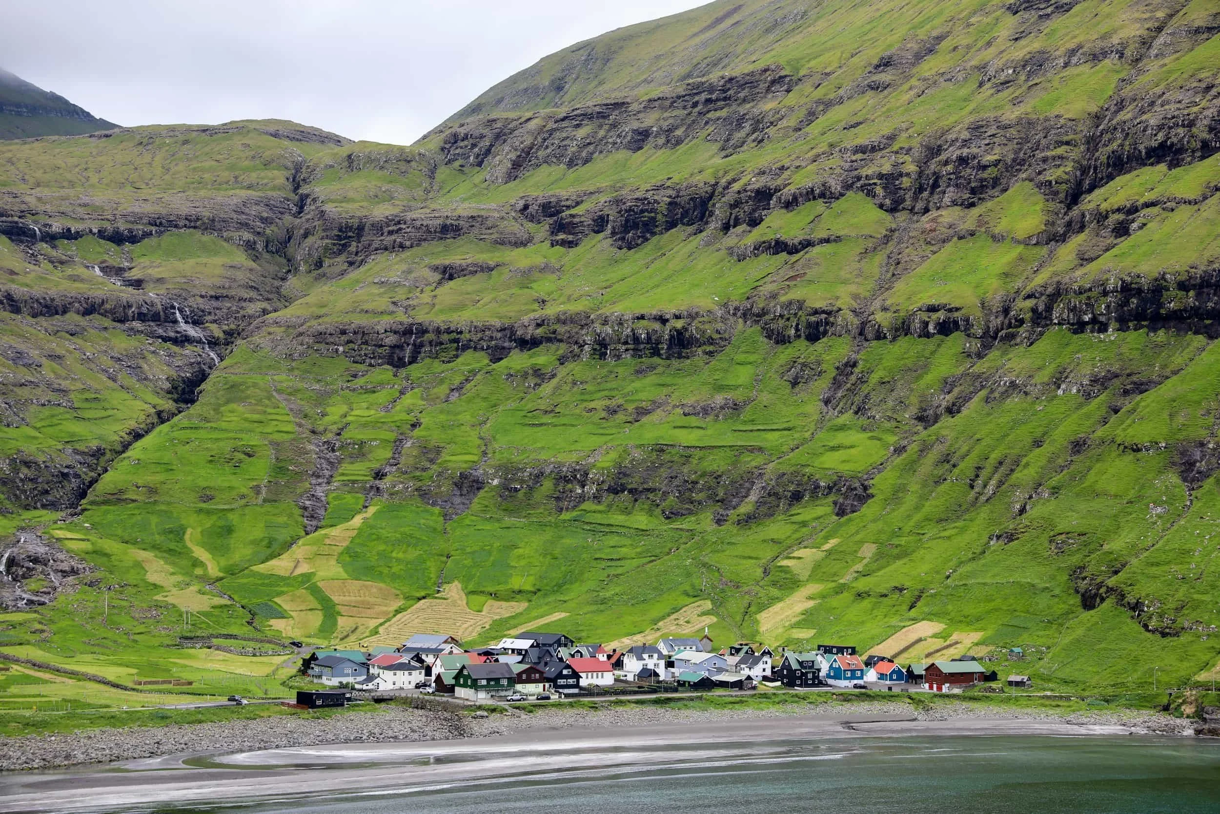 Saksun to Tjørnuvík Trail hiker faroe islands