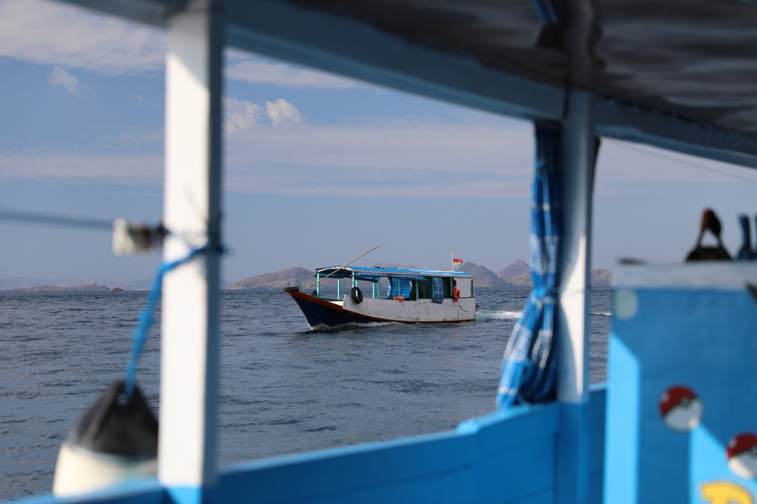 speed boat in komodo island national park
