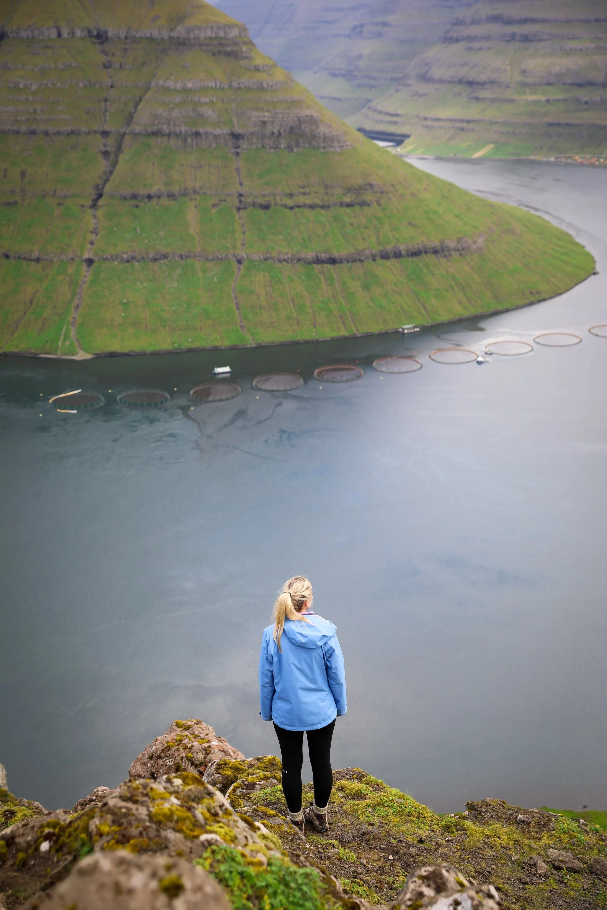 klakkur faroe islands mountain ridge hike