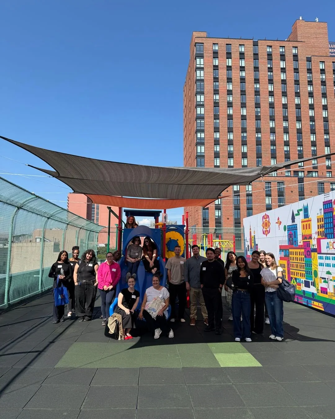 We are thrilled to welcome 26 new social work and mental health counseling interns to the ABC family. Yesterday, our new interns received the grand tour of ABC, transiting between 8 different sites via an amazing school bus rented specifically for th