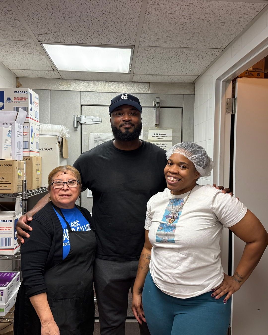 In honor of Turkey Day happening today, we are highlighting Gregory Hills, the Director of ABC&rsquo;s Food Services, pictured here with kitchen staff members Eugenia (left) and Nikeia (right). 

As Director, Gregory manages everything that goes on b