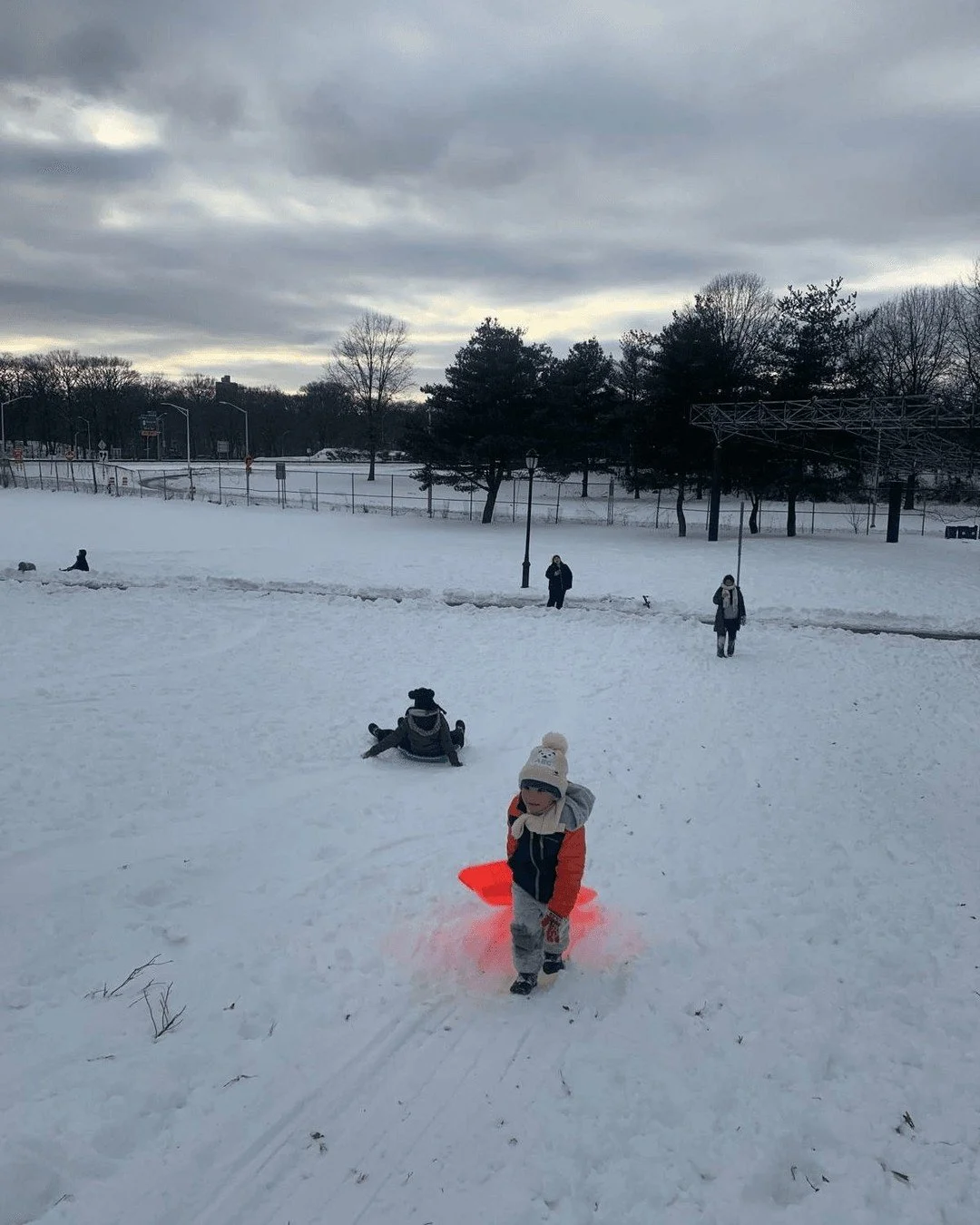 Happy snow day from ABC! Children and families bundled up and braved the cold this week to go sledding, make snow angels, and build snowmen &ndash; beautiful opportunities for exploration and wonder. We hope everyone stays warm as the cold weather co