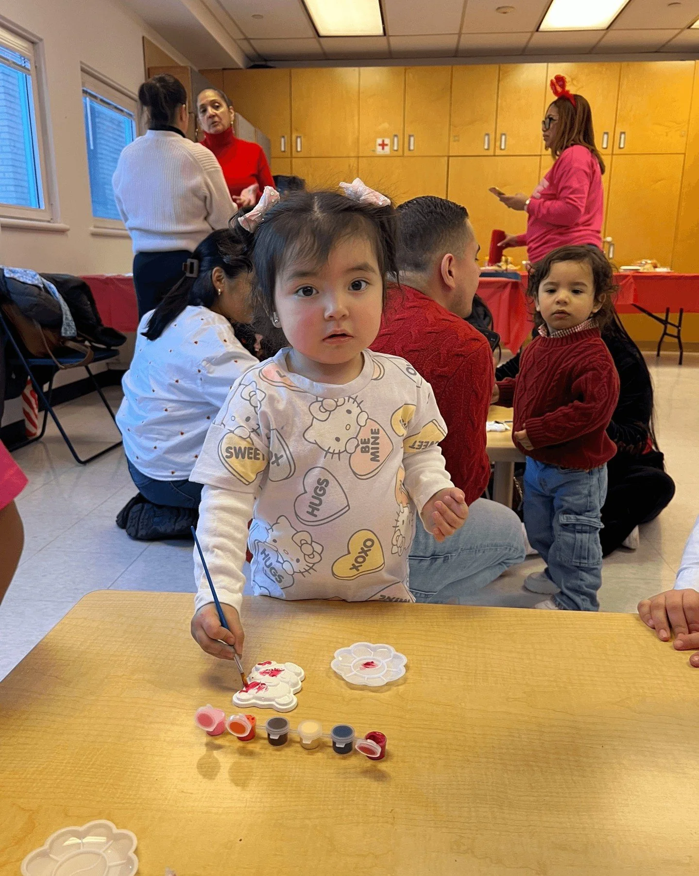 Happy belated Valentines Day from ABC! Last week, children, caregivers, and ABC staff at Cassidy's Place came together to celebrate, dressing in festive colors and painting ceramic bears and hearts to take home. We hope everyone had a wonderful holid
