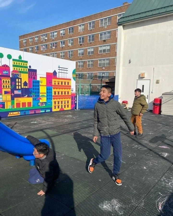 What has our afterschool program been up to recently? Crafts, card games, cookie decorating &ndash; and playing tag on our beautiful roof! Thankful for this crew. 🤸
