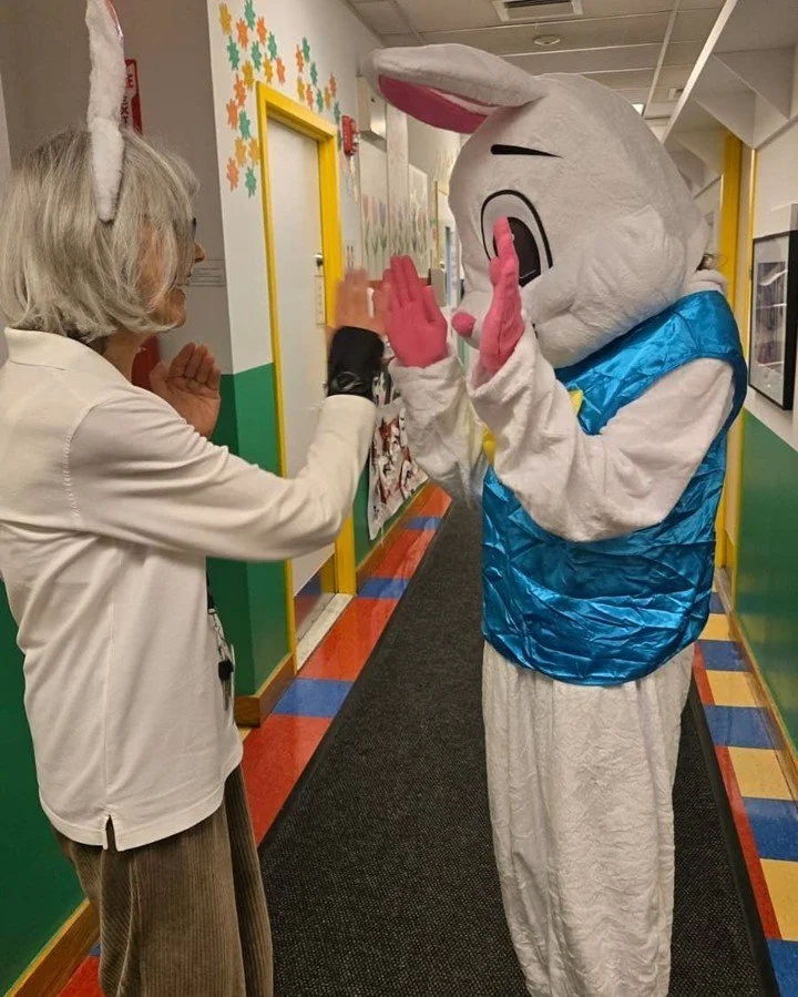 Easter came early this year! 🐰 Children and staff at Cassidy&rsquo;s Place were delighted by a surprise visit from the Easter Bunny this week, bringing lots of smiles and springtime joy.