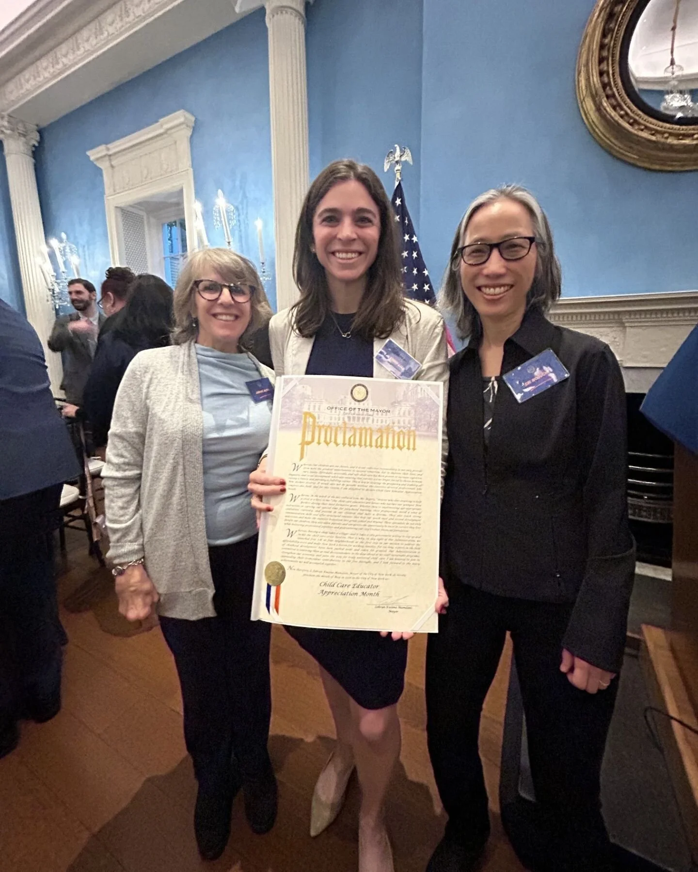 ABC, among other early childhood providers, was honored at NYC&rsquo;s Child Care Educator Appreciation Dinner at Gracie Mansion! We were specifically recognized for our services for children with disabilities, highlighting the fact that ABC was the 