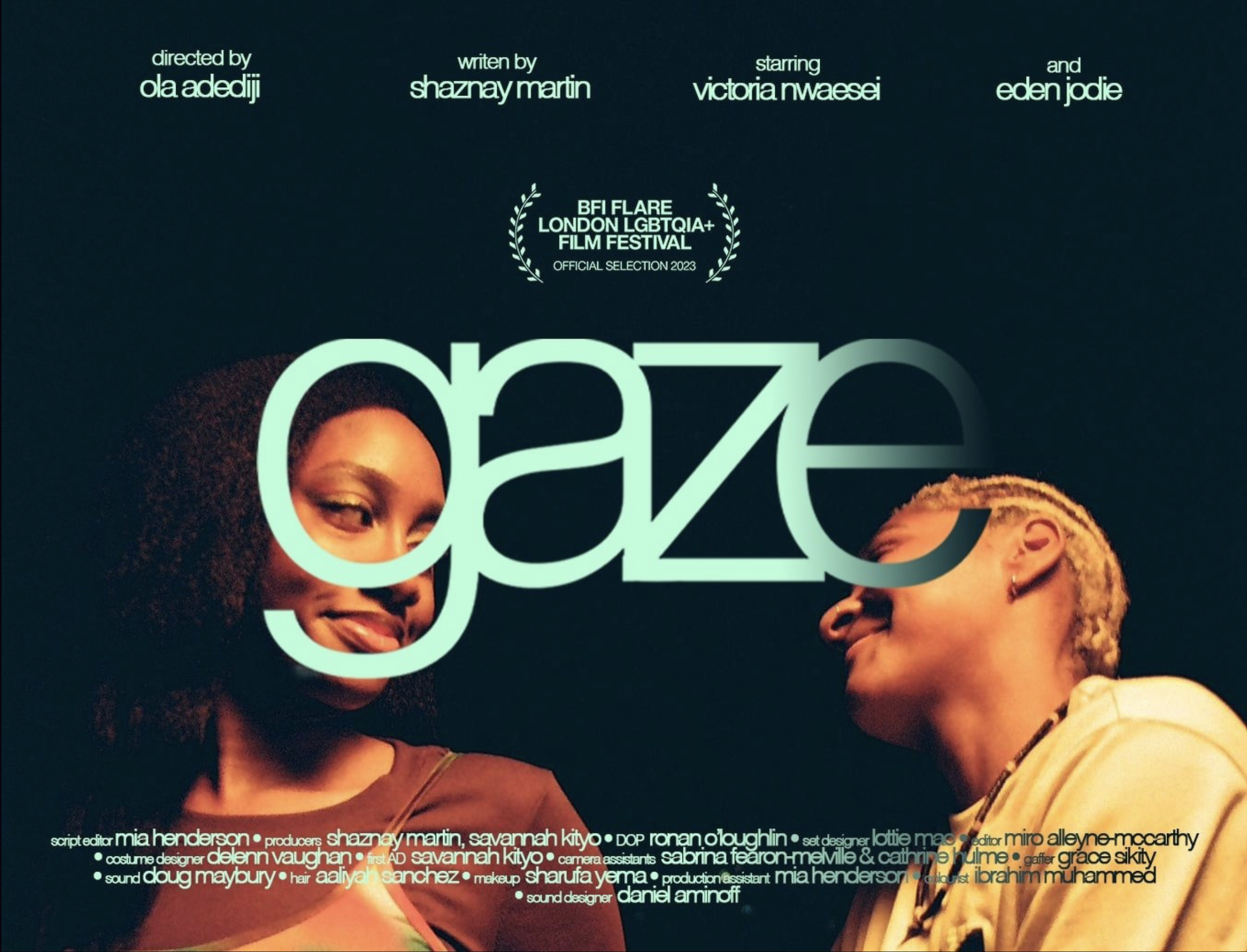 GAZE - Dir. Ola Adediji | Prod. BFI FLARE FESTIVAL LONDON