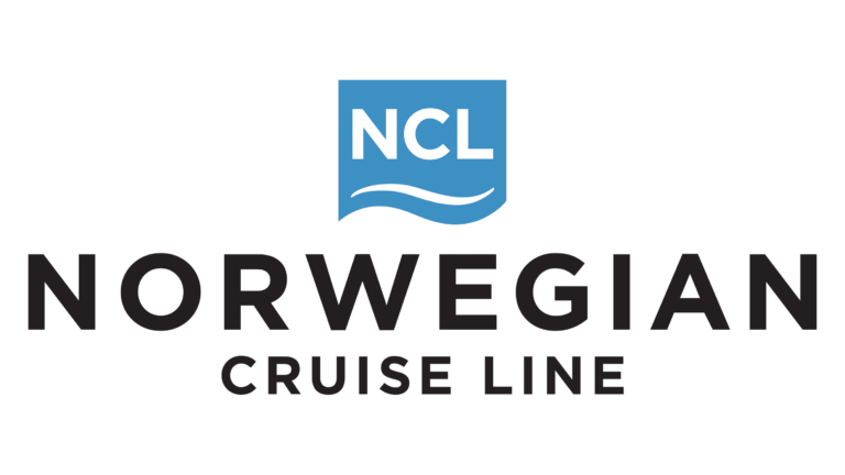 Logo of Norwegian Cruise Line featuring a water wave and the text 'NCL Norwegian Cruise Line'.