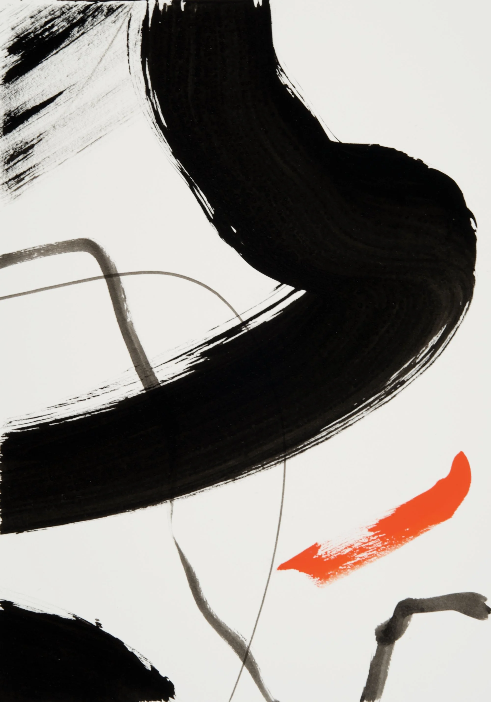 Kelp Forest, 2025 ink and gouache on paper 7" x 10"